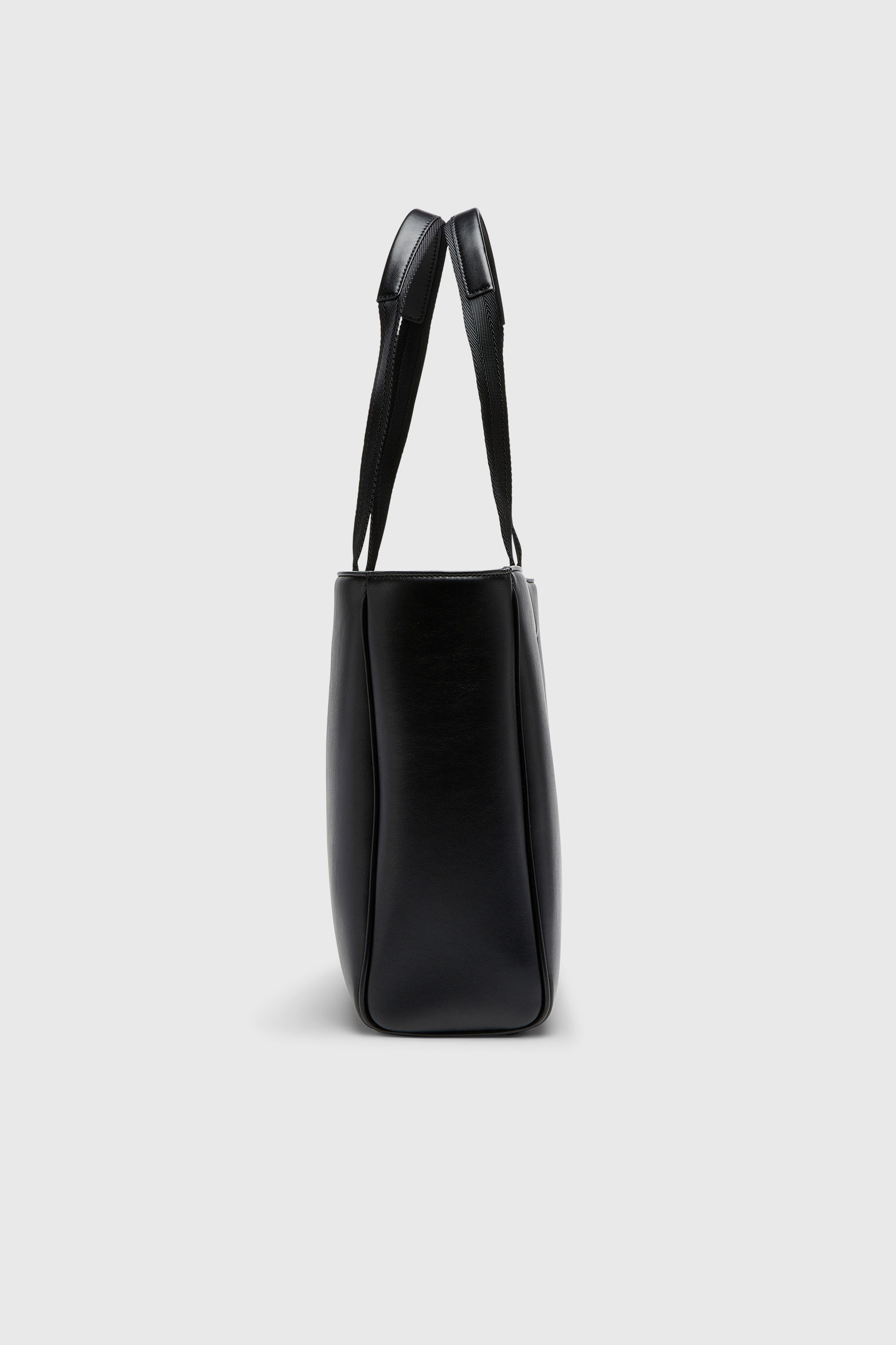 Diesel - HOLI-D SHOPPER EW, Unisex's Holi-D-Square shopper in bonded neoprene in Black - 5