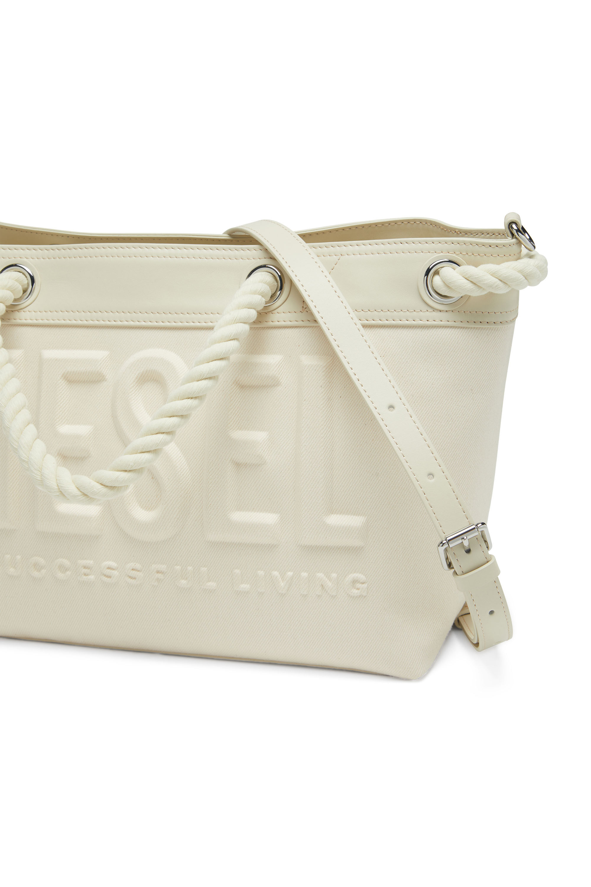 Diesel - ROPE TOTE M, White - Image 5