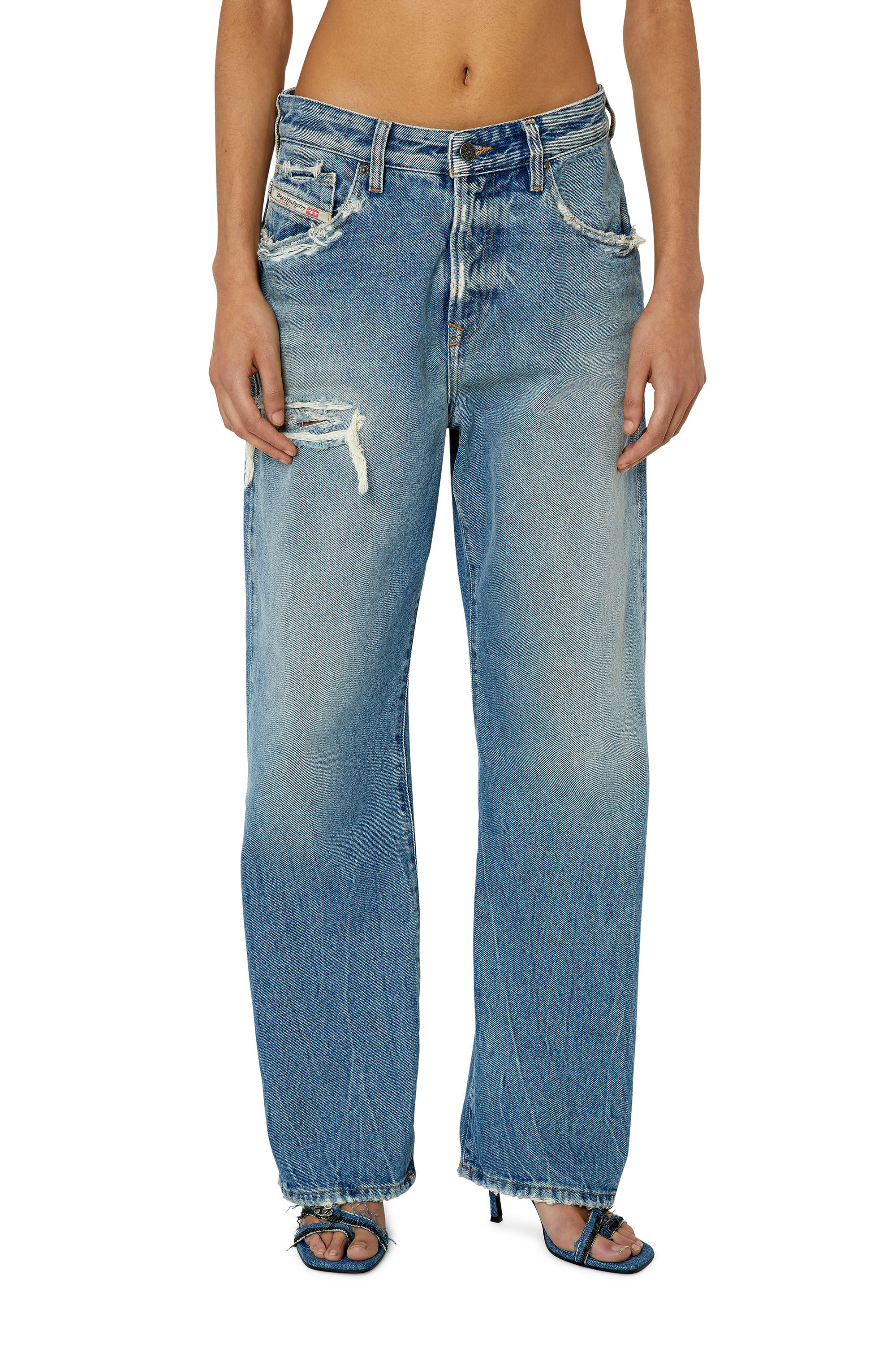 Diesel - 1999 D-Reggy 007N3 Straight Jeans, Medium blue - Image 3