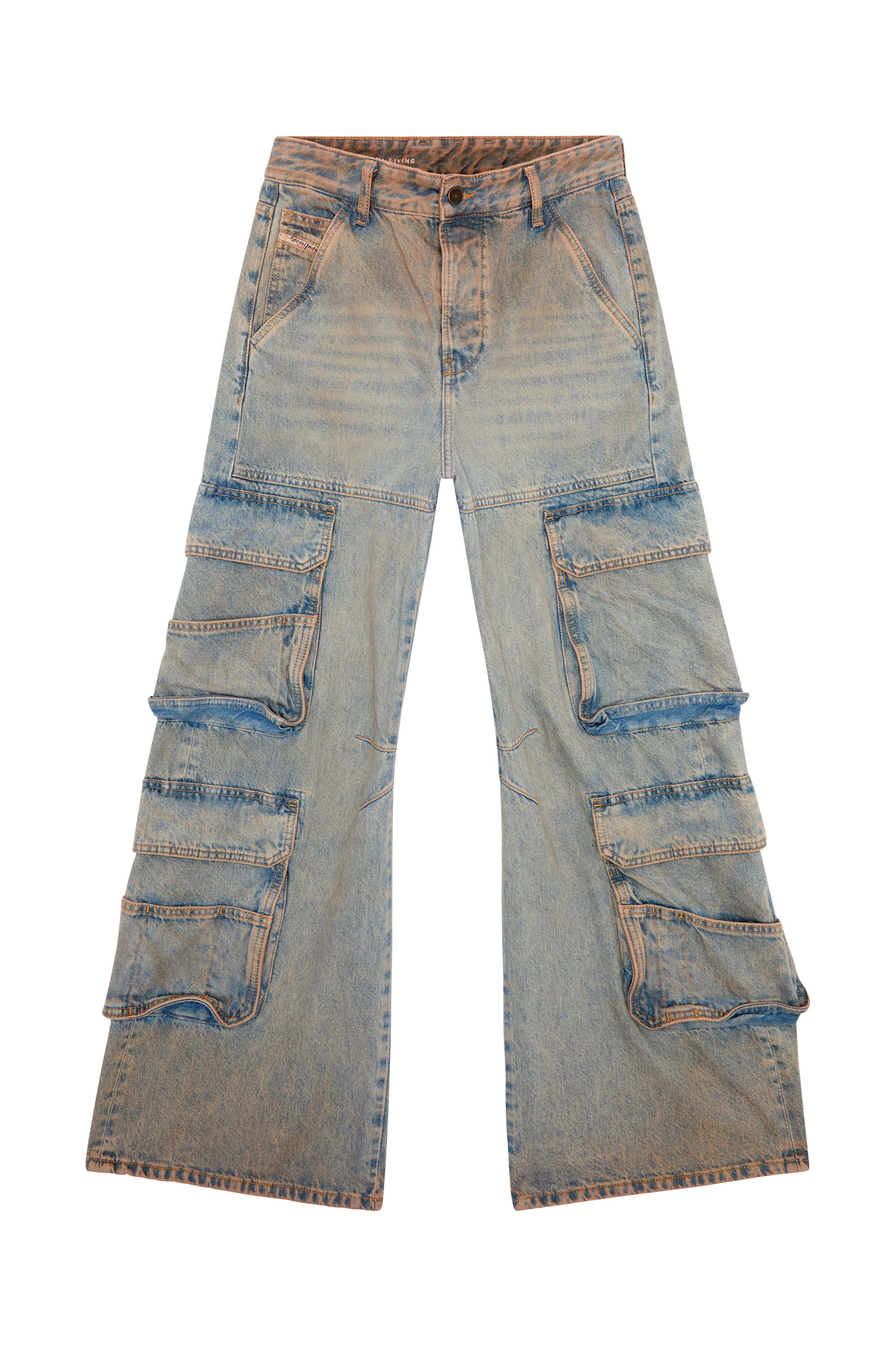 Diesel - Straight Jeans 1996 D-Sire 0KIAI, Light Blue - Image 2