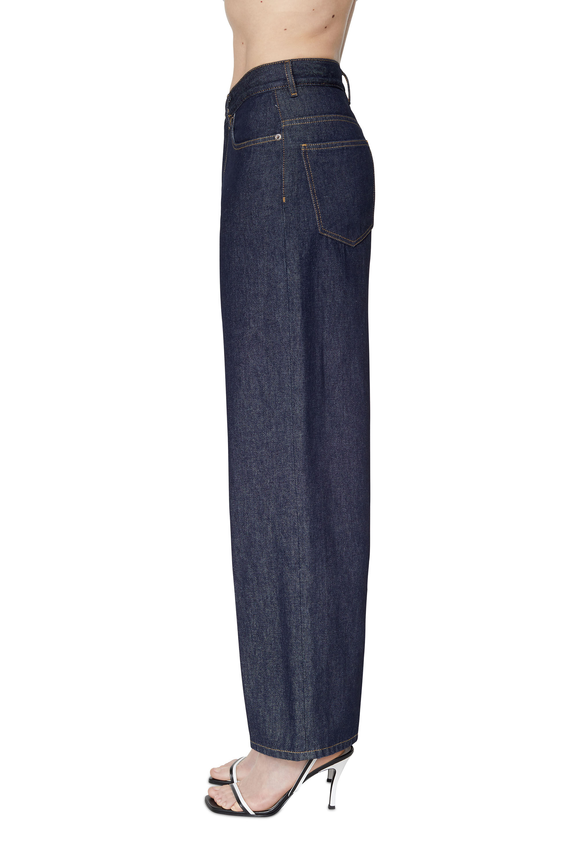 Diesel - 2000 Widee Z9C02 Bootcut and Flare Jeans, Dark Blue - Image 5