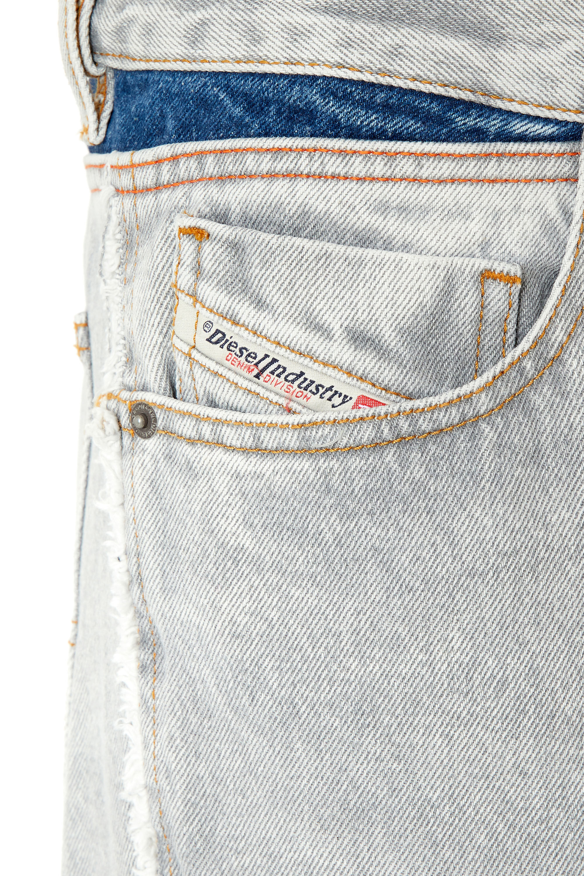 Diesel - 1995 D-Sark 007N5 Straight Jeans, Light Grey - Image 6