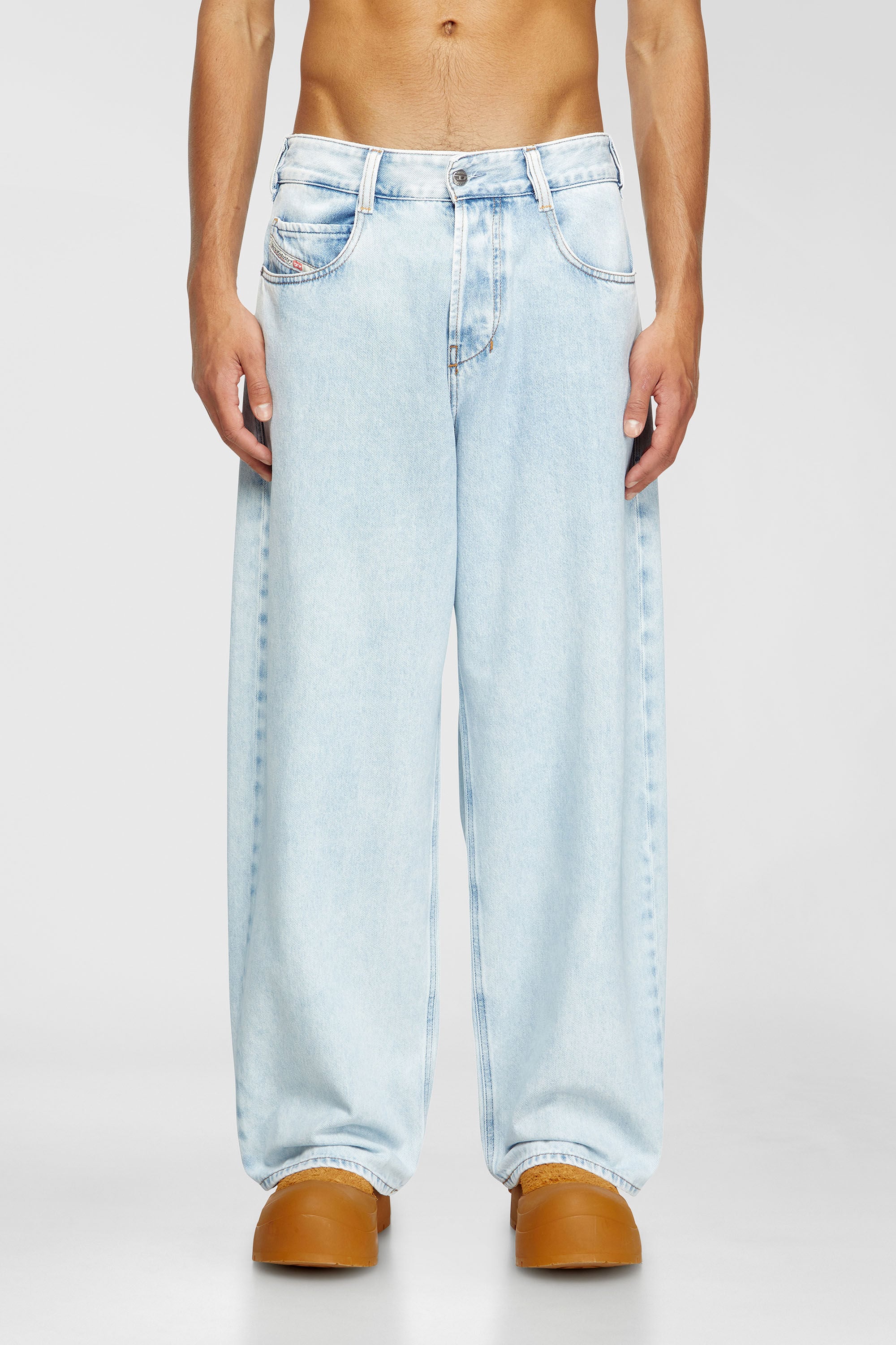 Diesel - Unisex's Relaxed Jeans 1997 D-Enim-M 09M74, Light Blue - 2