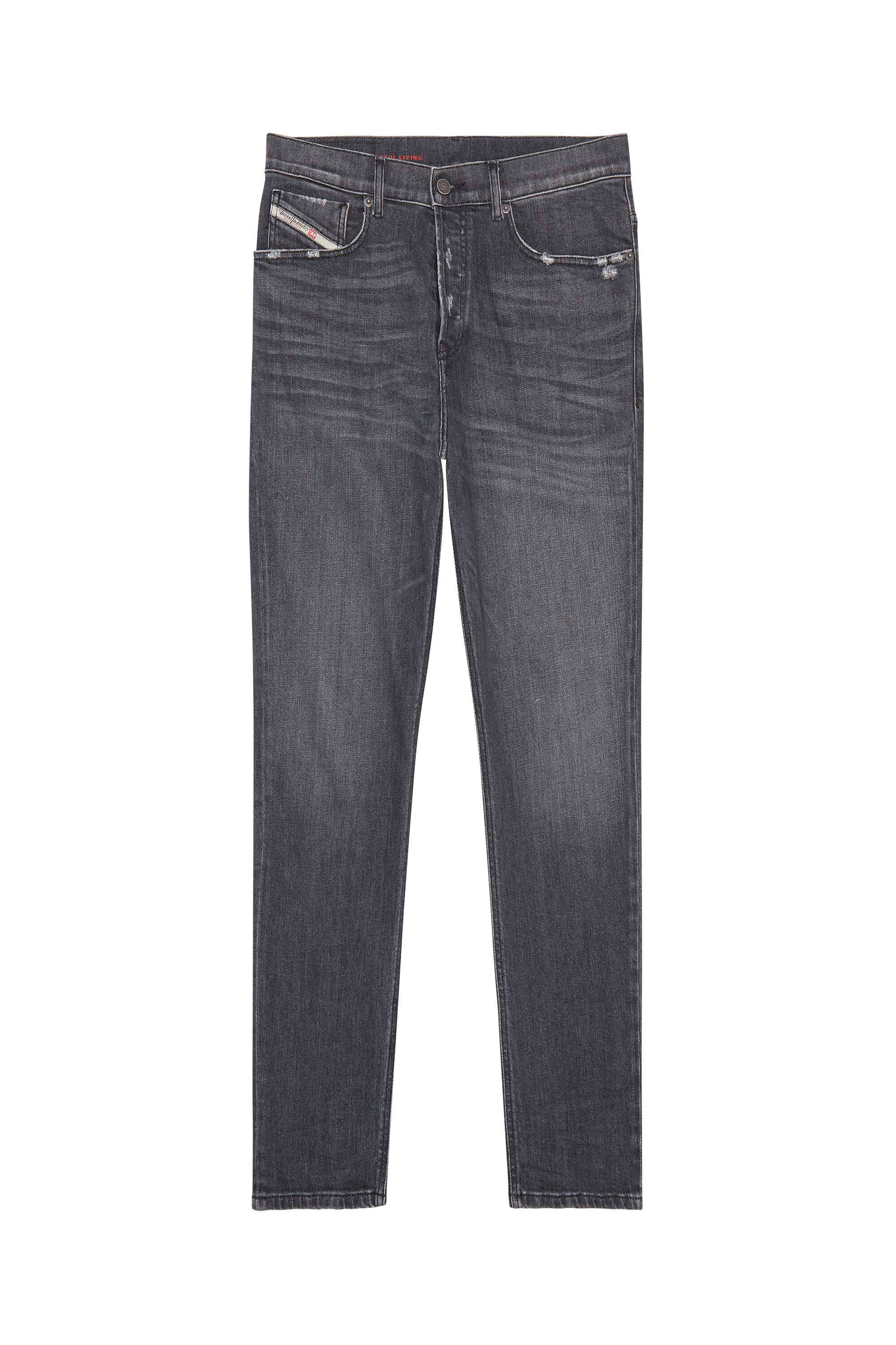 Diesel - 2005 D-Fining 09E46 Tapered Jeans, Black/Dark grey - Image 2