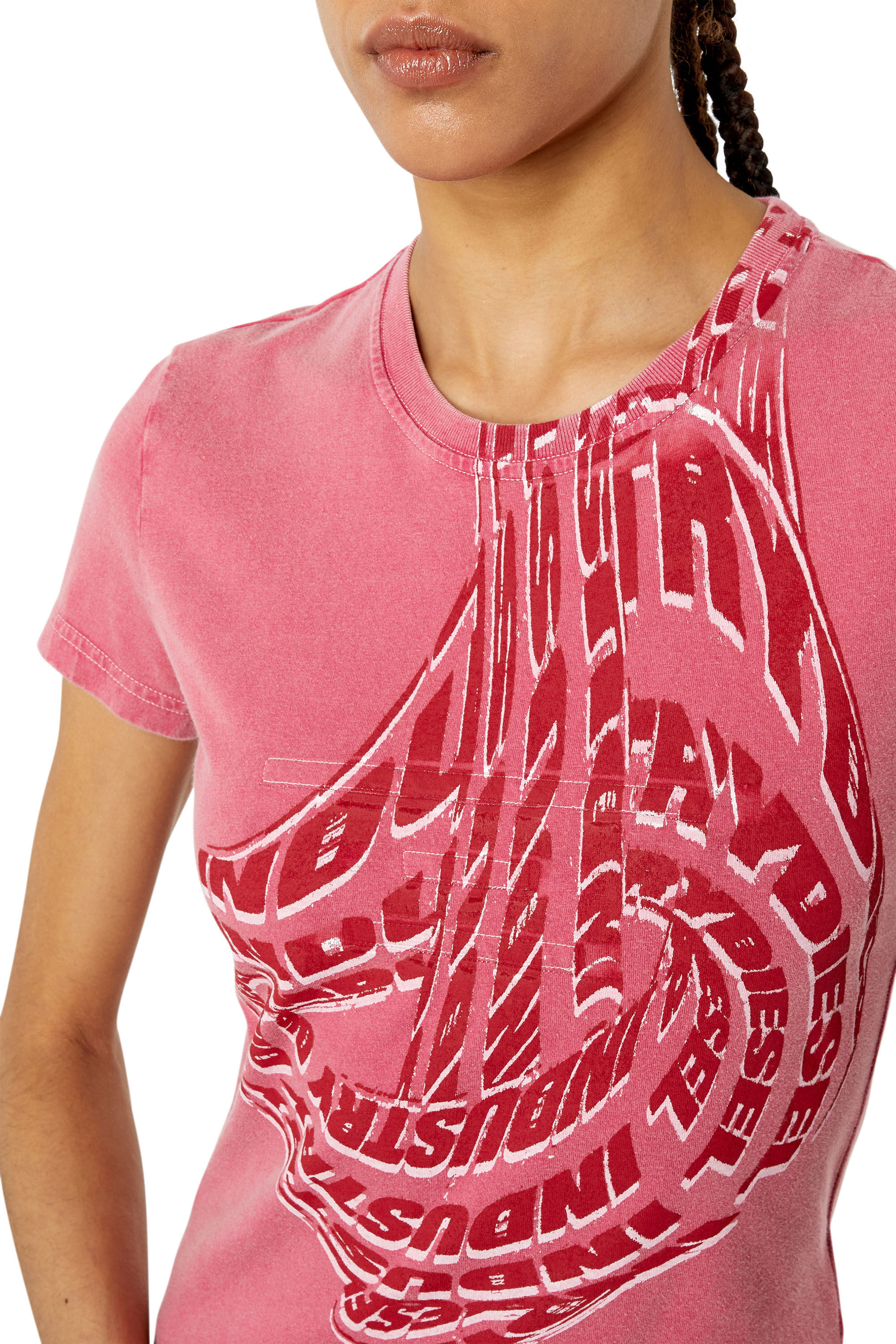 Diesel - T-SLIDART, Pink - Image 5