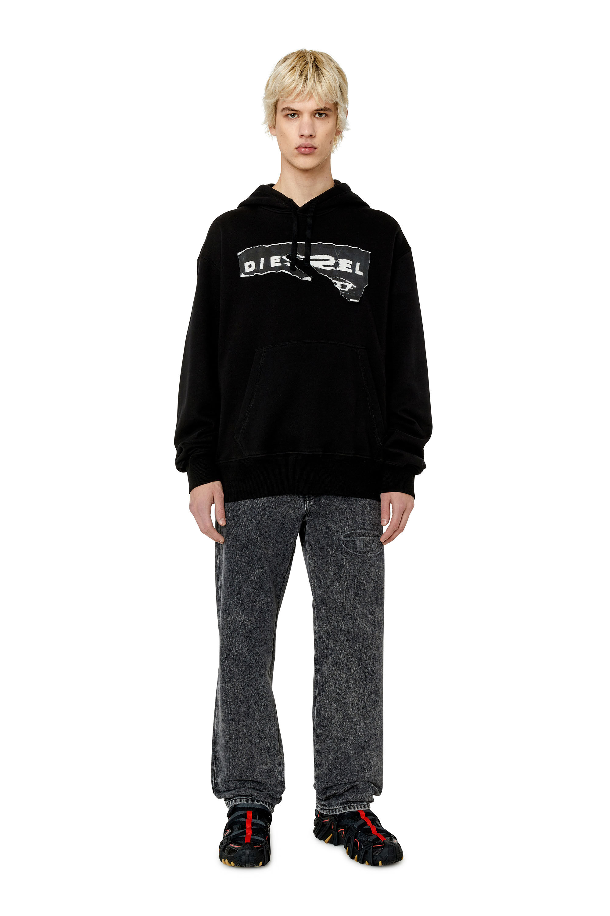 Diesel - S-MACS-HOOD-POFF, Black - Image 1