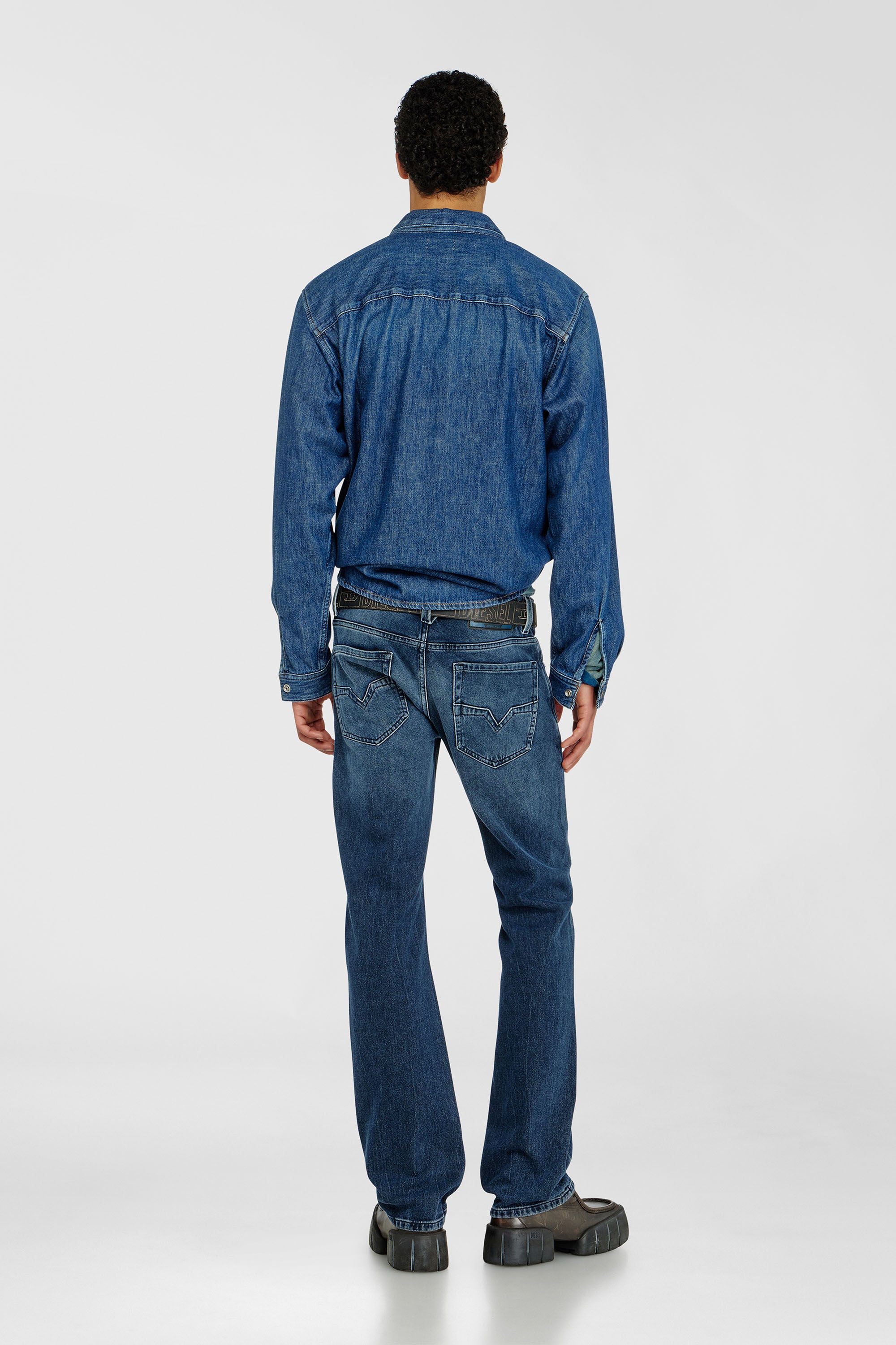 Diesel - Man's Regular Jeans 1985 Larkee 0KBBM, Dark Blue - 3