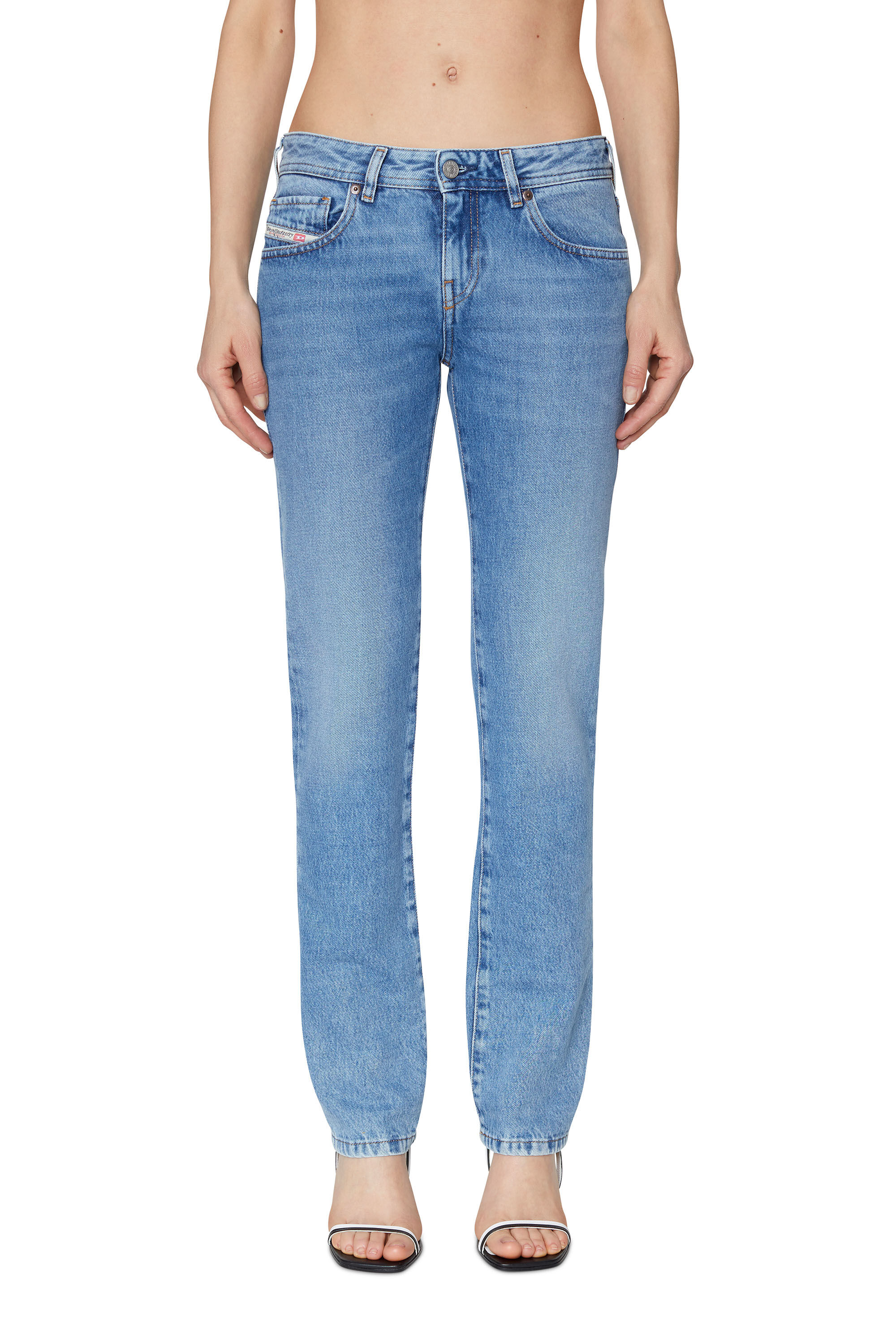 Diesel - 2002 09C16 Straight Jeans, Medium blue - Image 3