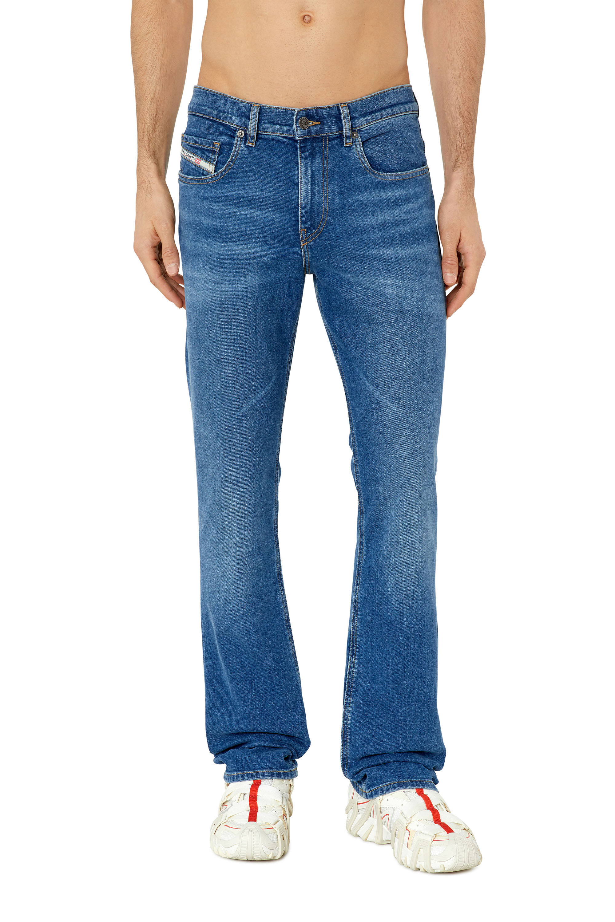 Diesel - 2021 D-Vocs E9A80 Bootcut Jeans, Medium blue - Image 3