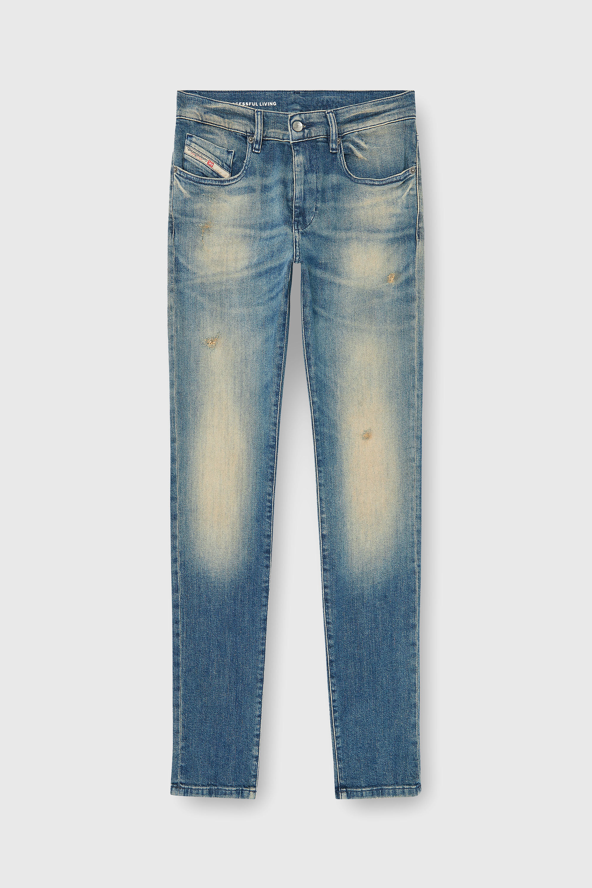 Diesel - Man's Slim Jeans 2019 D-Strukt 0KBBW, Medium blue - 6