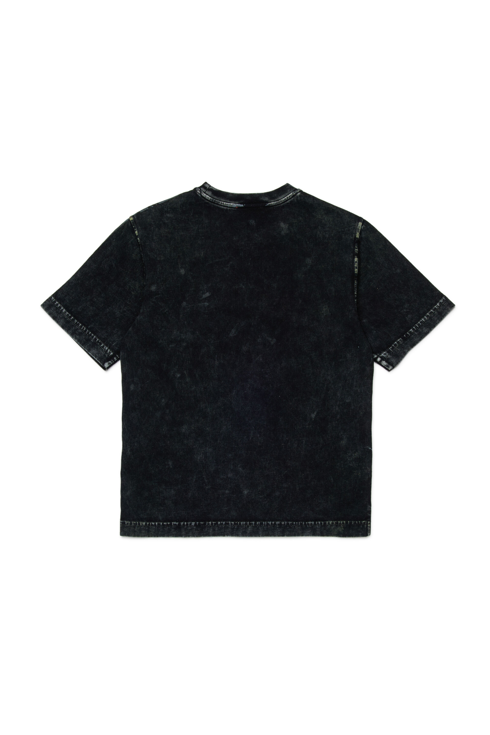 Diesel - TABOXTAR2 OVER, Man's T-shirt with chalk-effect print in Black - 2