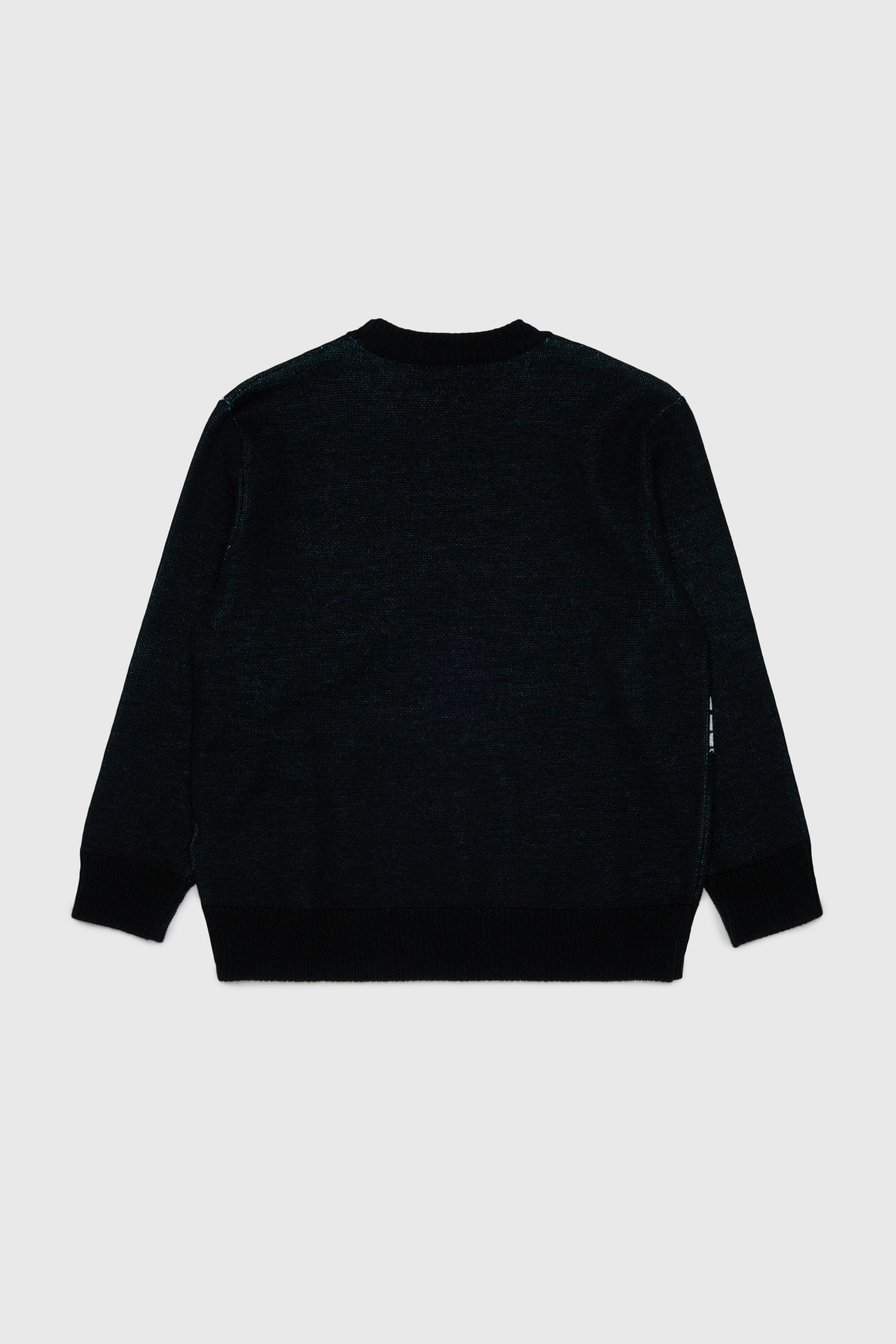 Diesel - KHILES OVER, Unisex's Wool-blend jumper with mountain motif in Black - 2