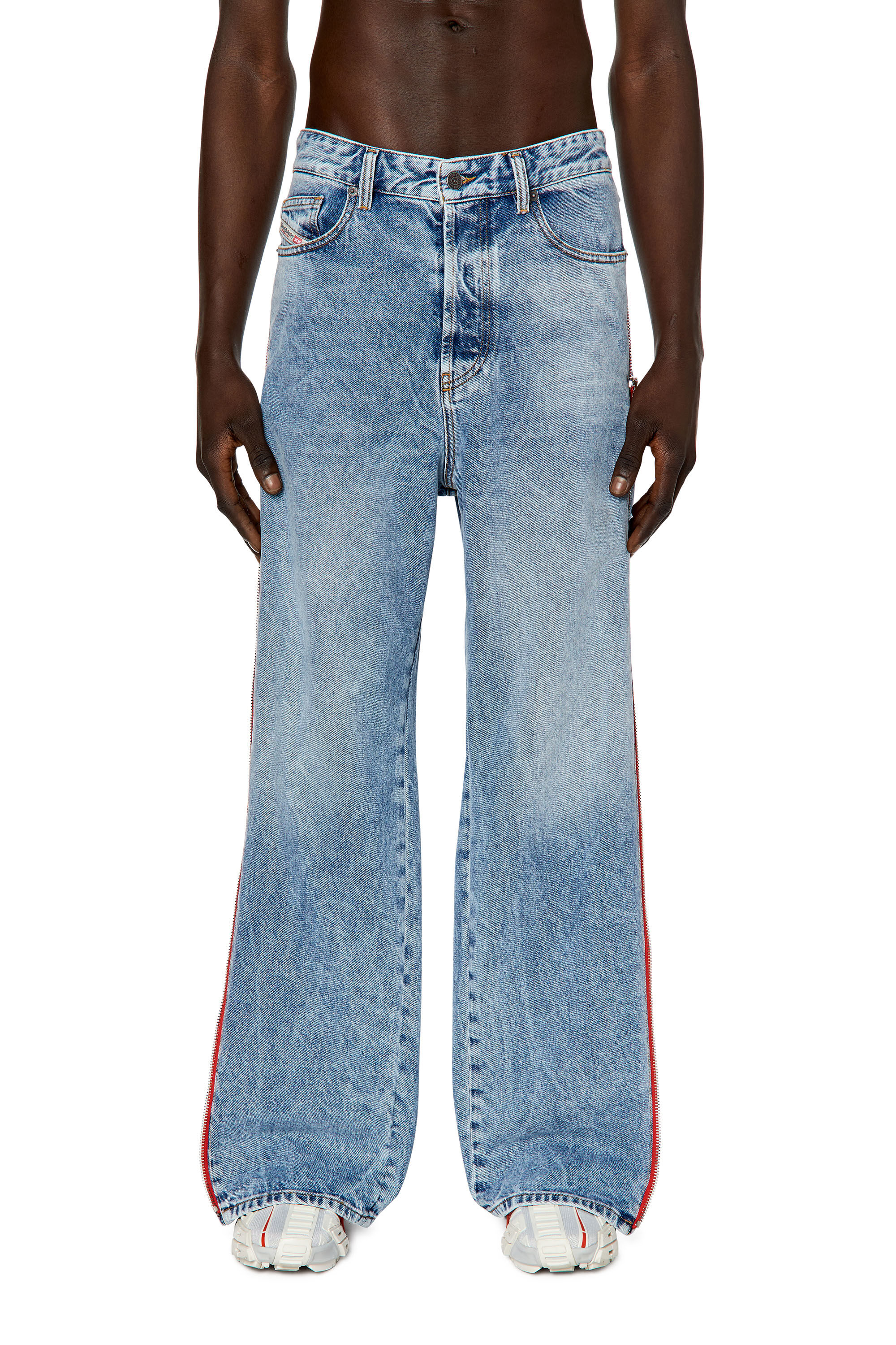 Diesel - Straight Jeans D-Rise 09G47, Light Blue - Image 3
