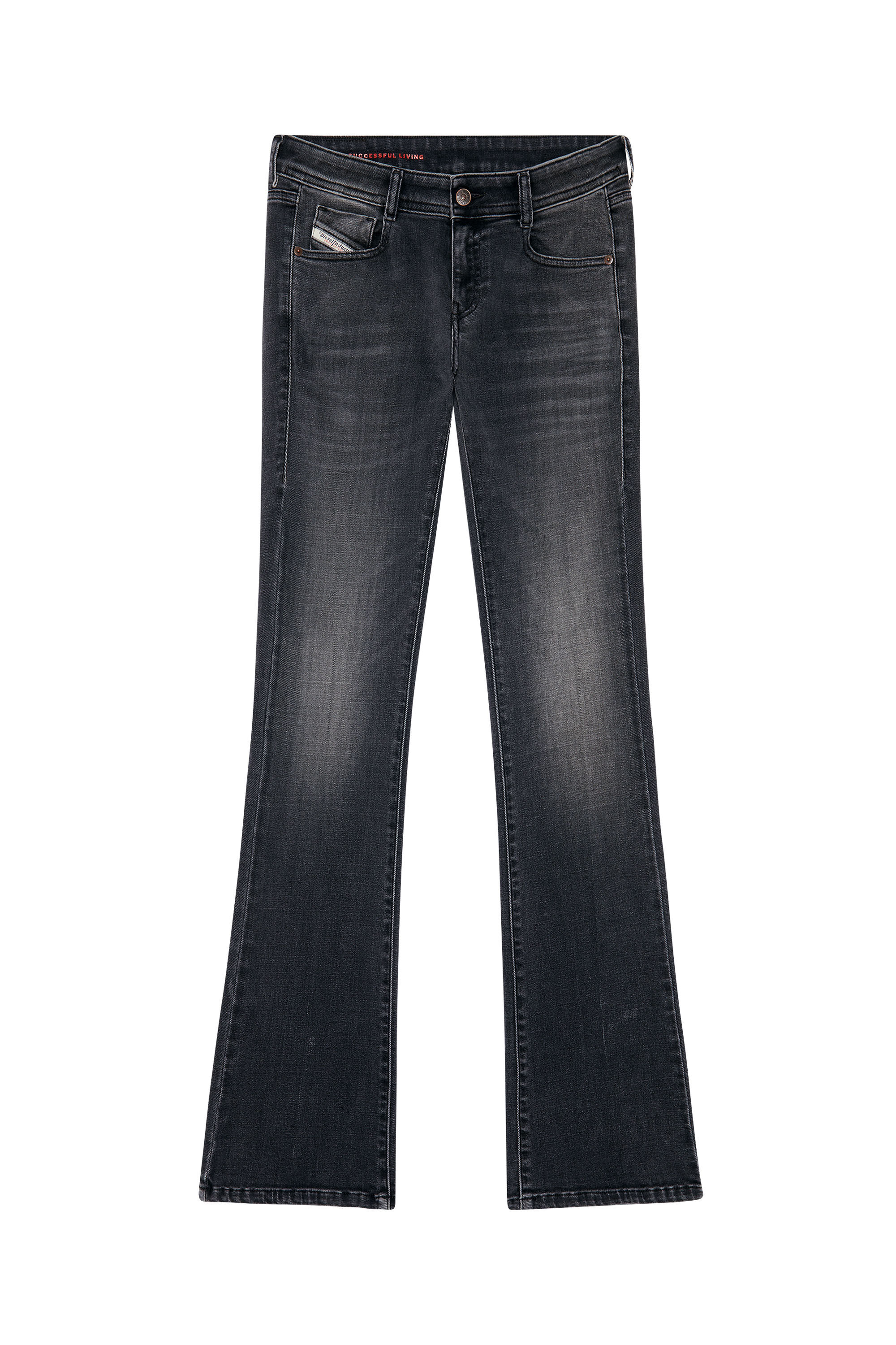Diesel - 1969 D-EBBEY 0EIAG Bootcut and Flare Jeans, Black/Dark grey - Image 2