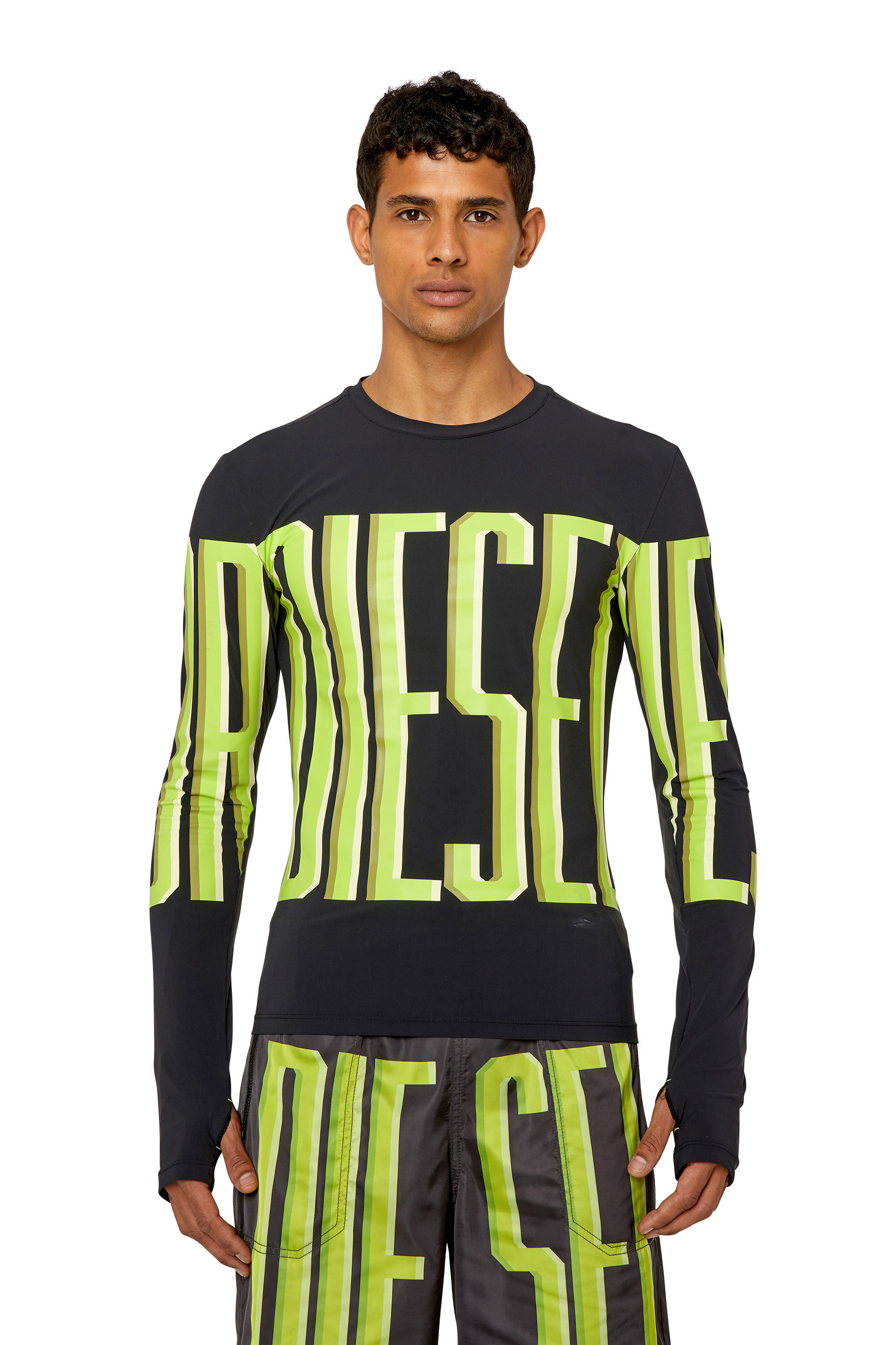 Diesel - AMTEE-LAUREN-WT17, Black - Image 3