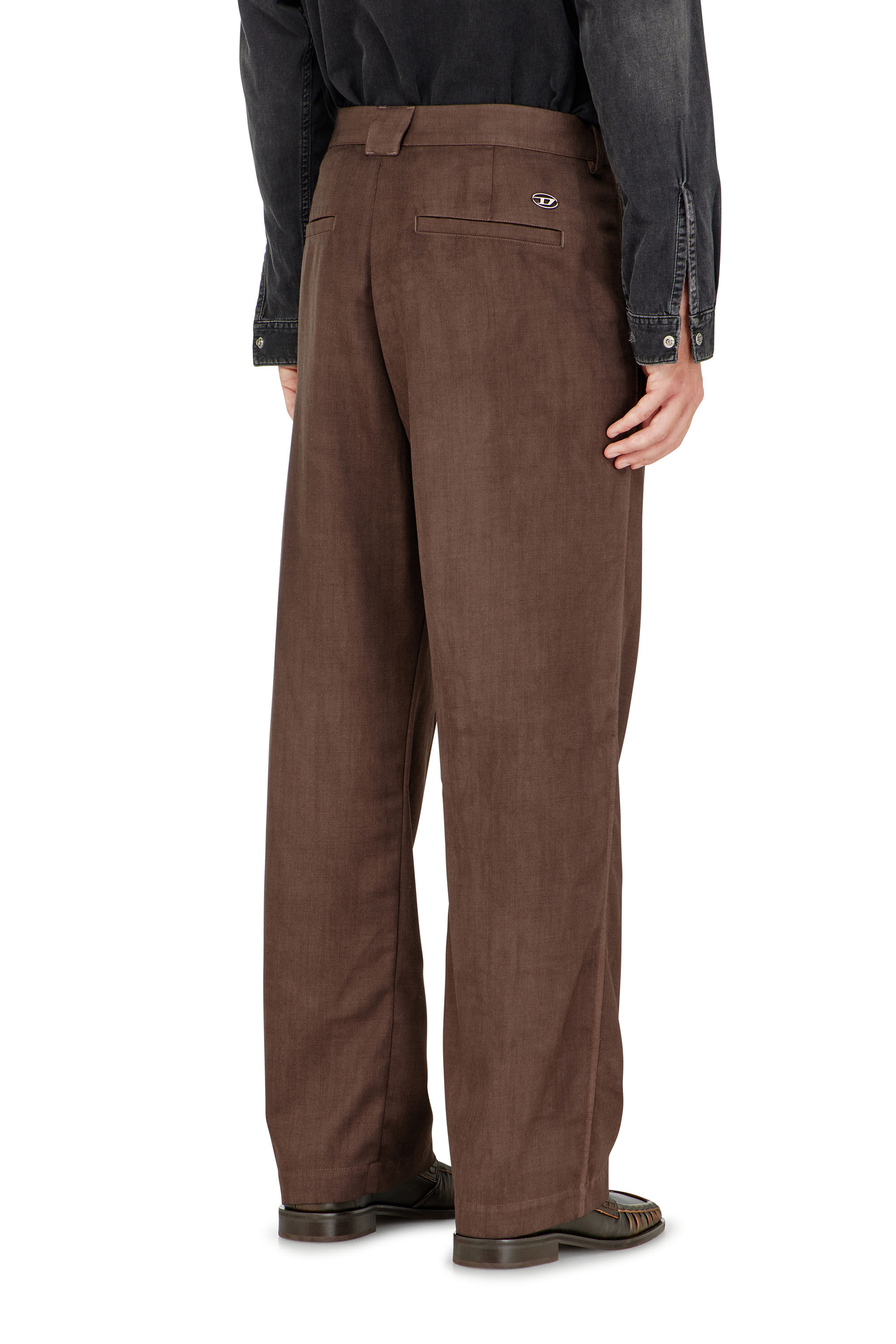 Diesel - P-HANT-CHINO-AECB, Man's Chino pants in light stretch wool in null - 4