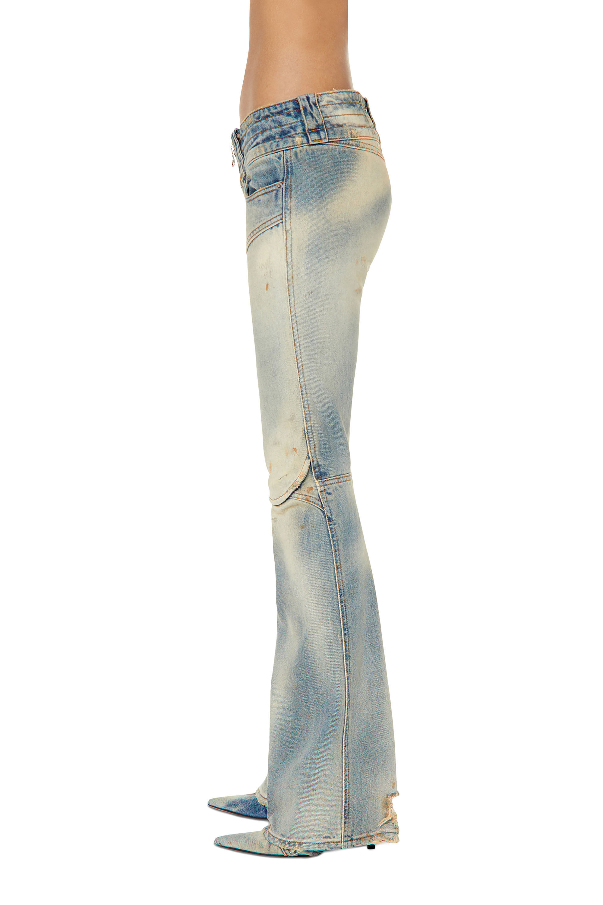 Diesel - Belthy 0ENAF Bootcut and Flare Jeans, Light Blue - Image 5
