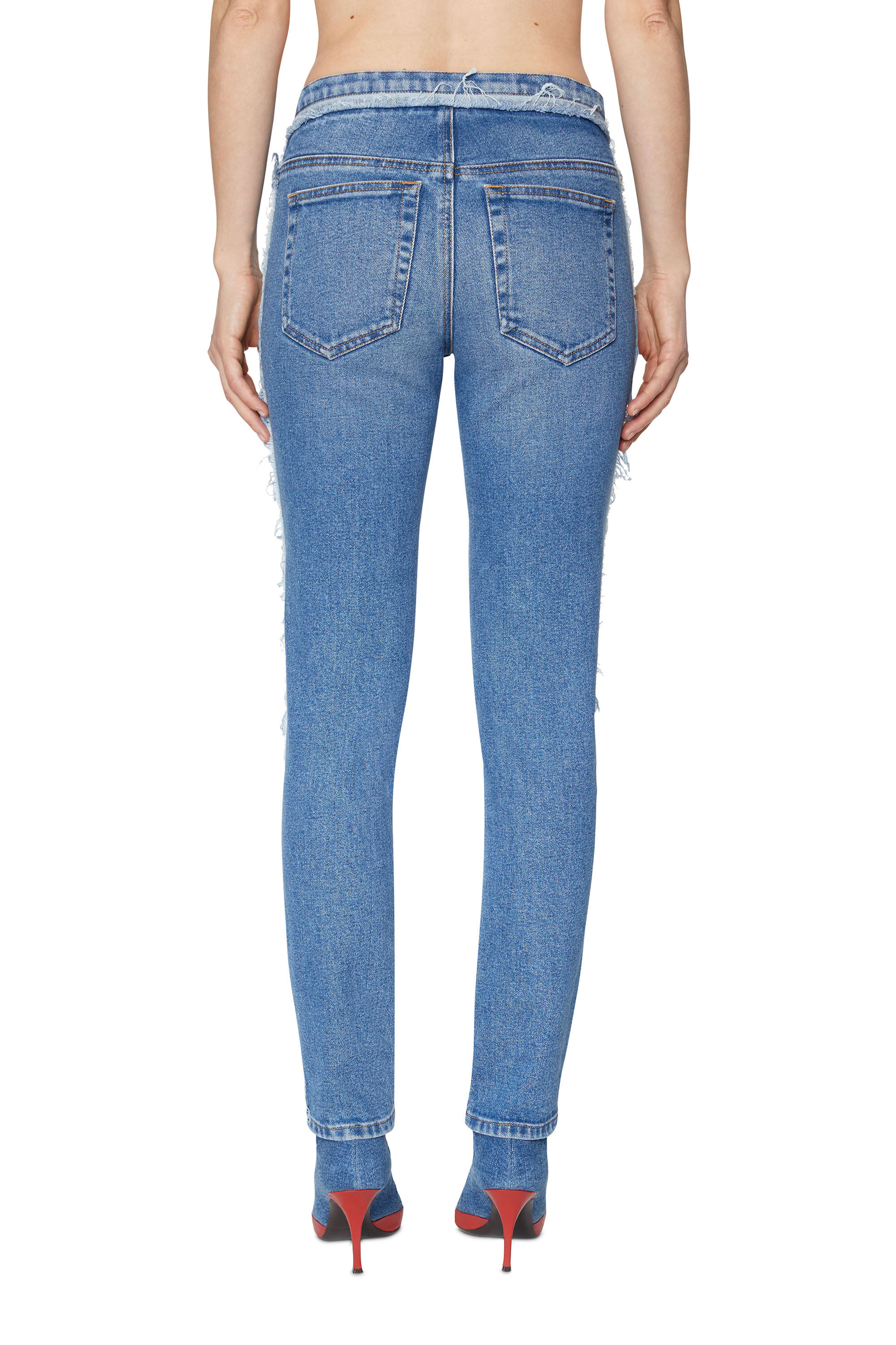 Diesel - D-Tail 09E19 Skinny Jeans, Medium blue - Image 4