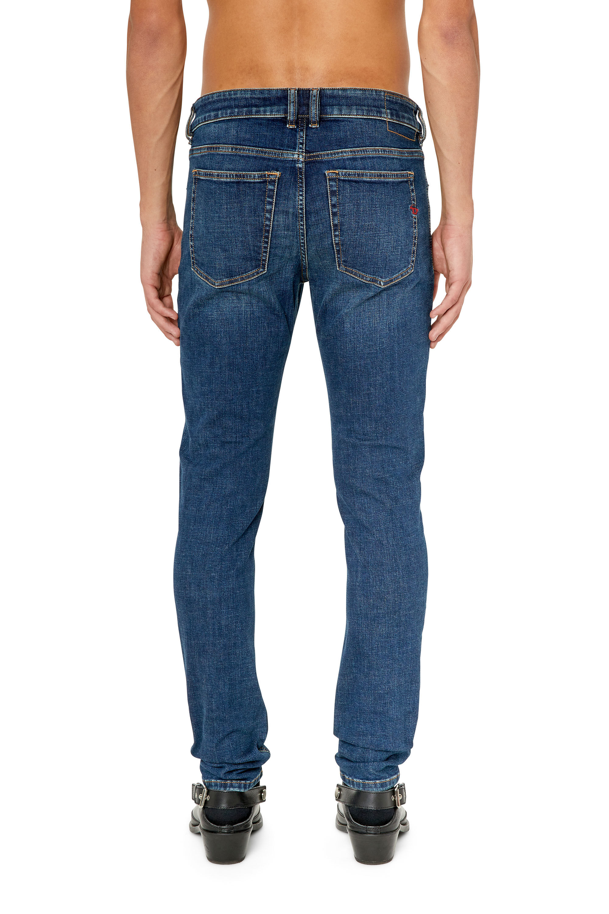 Diesel - 1979 Sleenker 09E95 Skinny Jeans, Dark Blue - Image 4