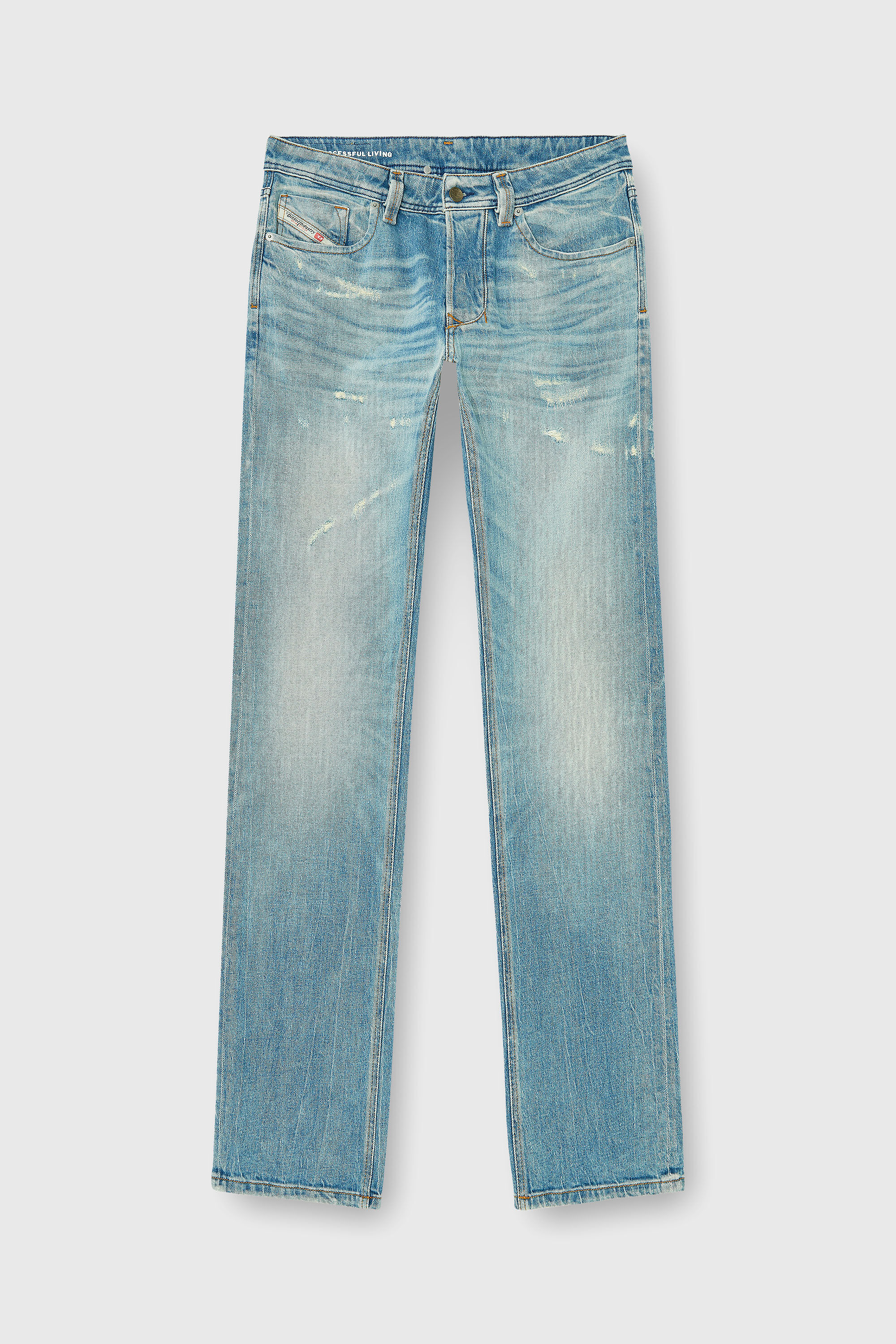 Diesel - Man's Regular Jeans 1985 Larkee 09P33, Light Blue - 6