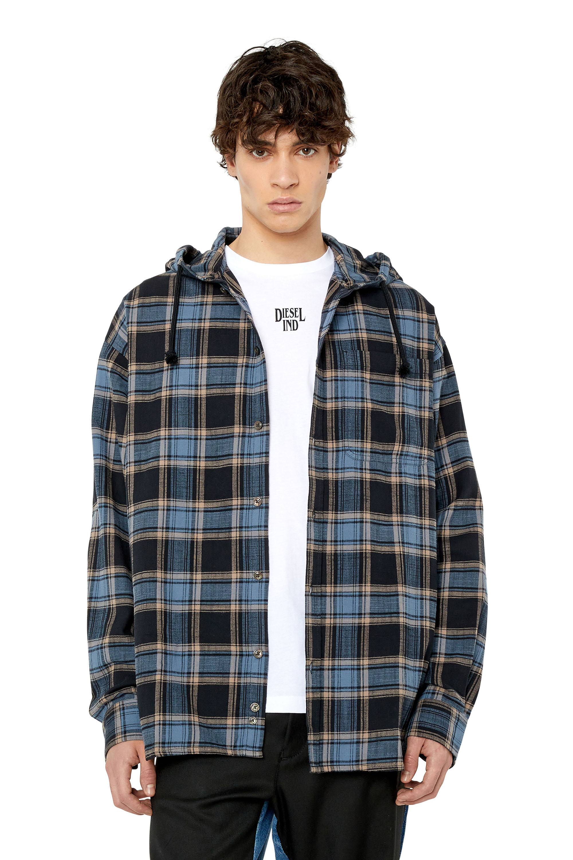 Diesel - S-DEWNY-HOOD, Black/Blue - Image 3