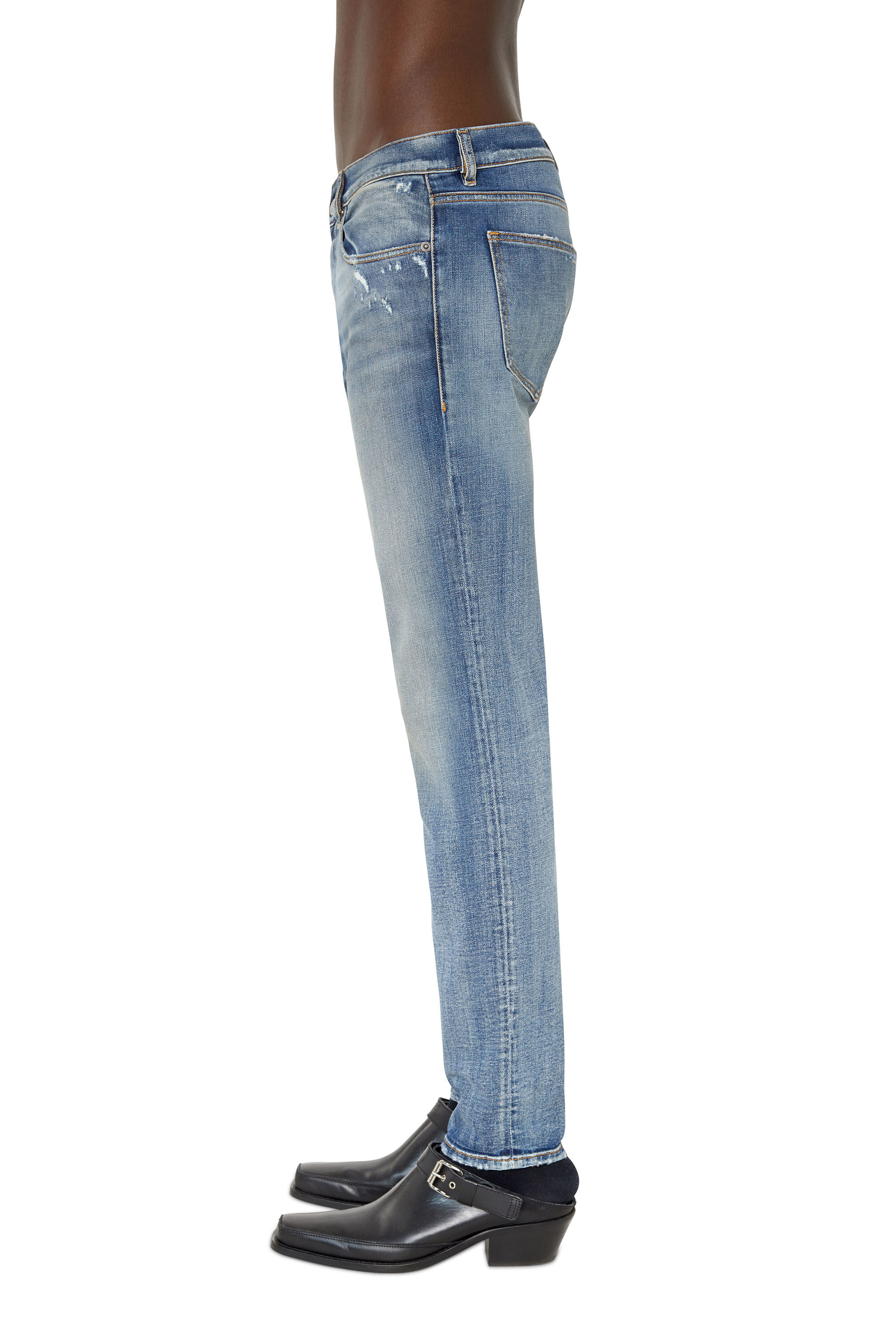 Diesel - 2019 D-Strukt 09E15 Slim Jeans, Medium blue - Image 5