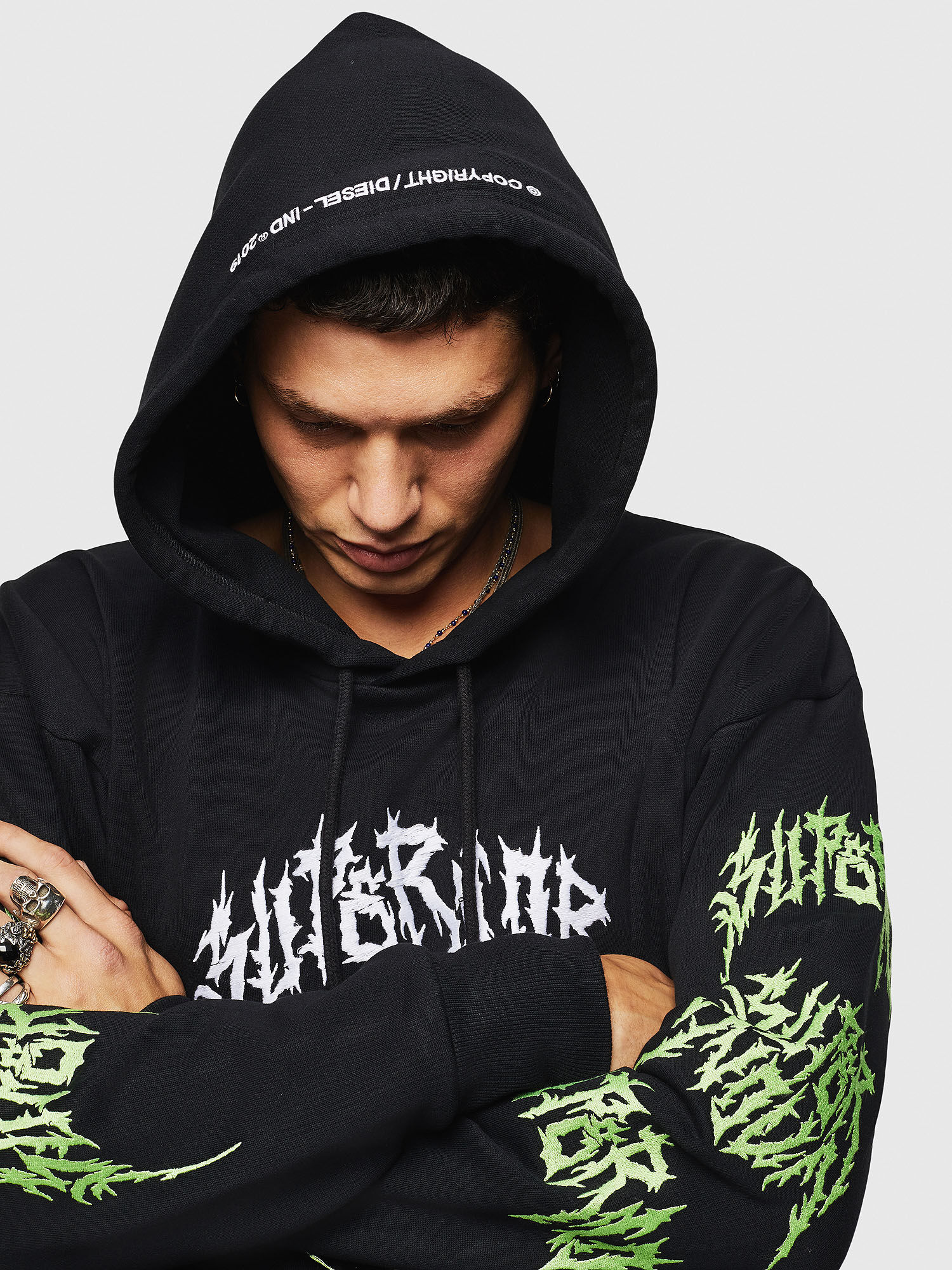 Diesel superior dragon hoodie clearance