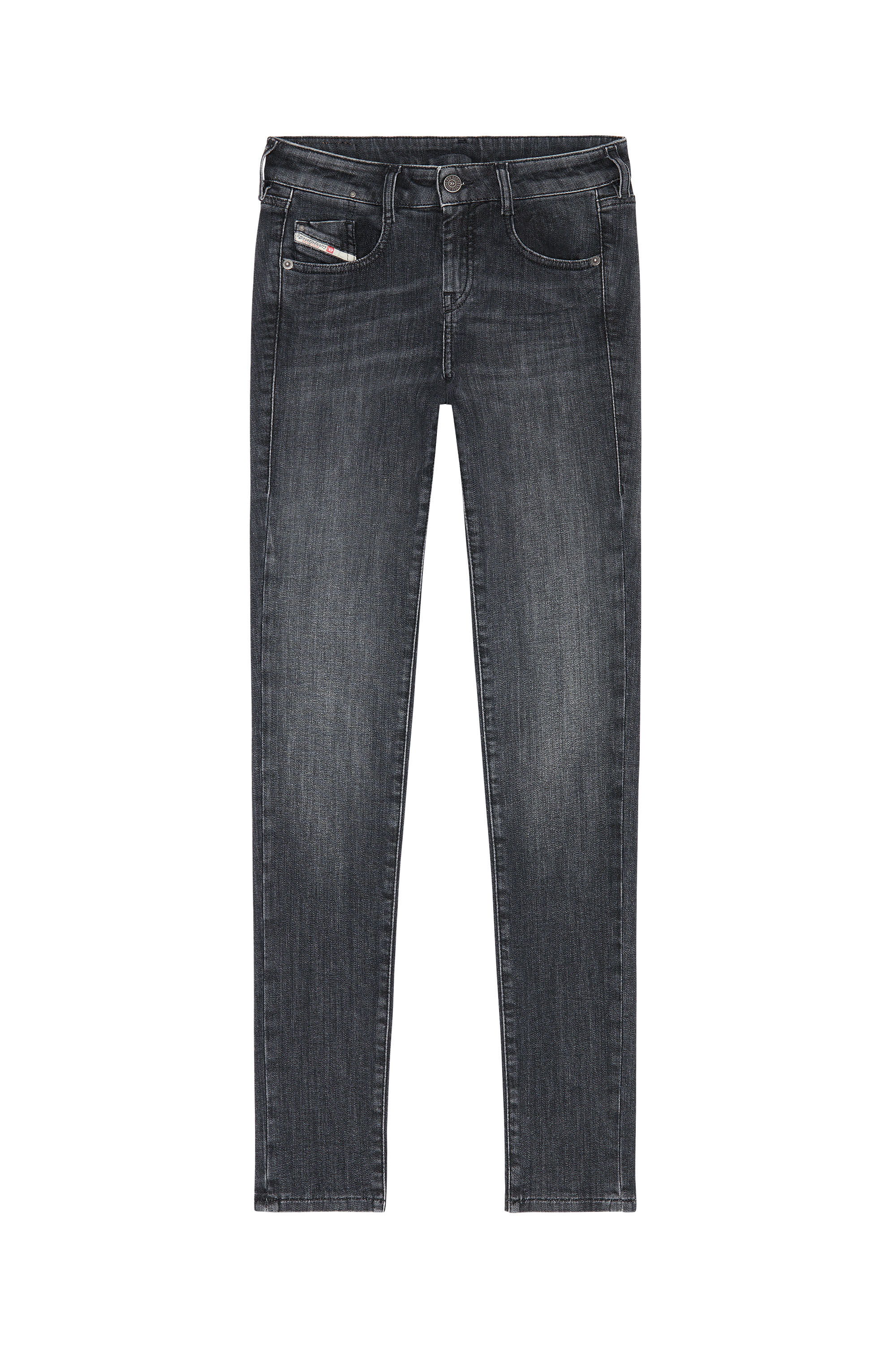 Diesel - D-Ollies JoggJeans® 09D52 Slim, Black/Dark grey - Image 2