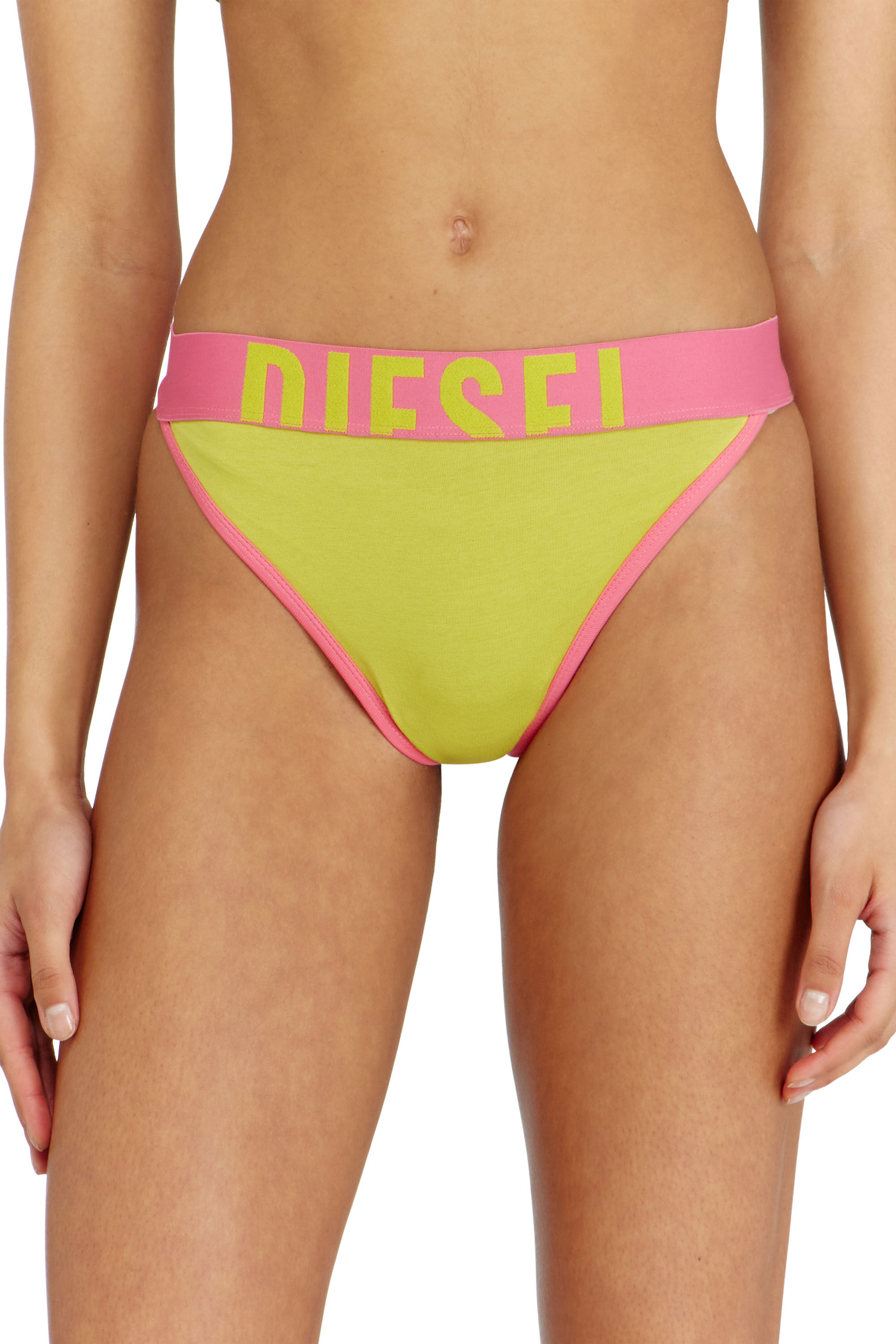Diesel - MARIANNA-D-POP-3PACK, Woman's Three-pack stretch cotton multicolour thongs in Multicolor - 2