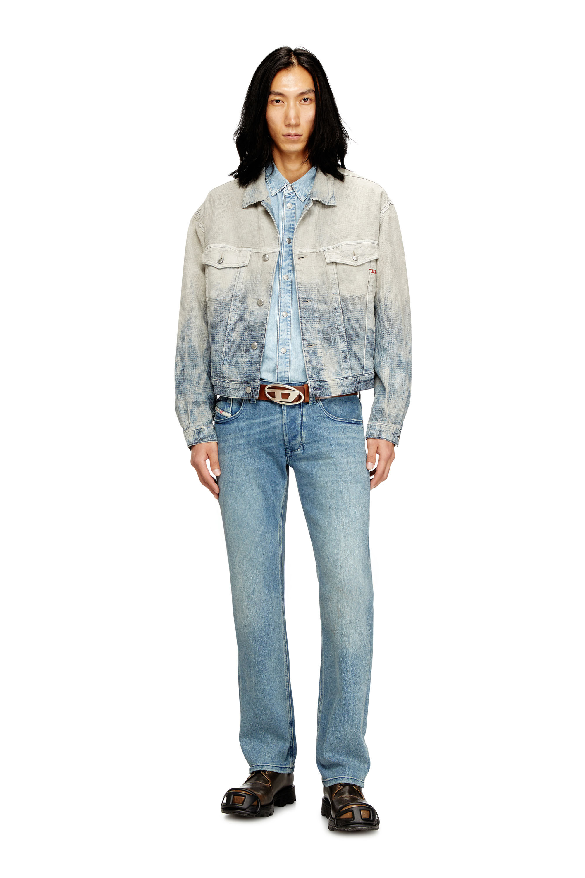 Diesel - Man's Regular Jeans 1985 Larkee 0BMBW, Medium blue - 1