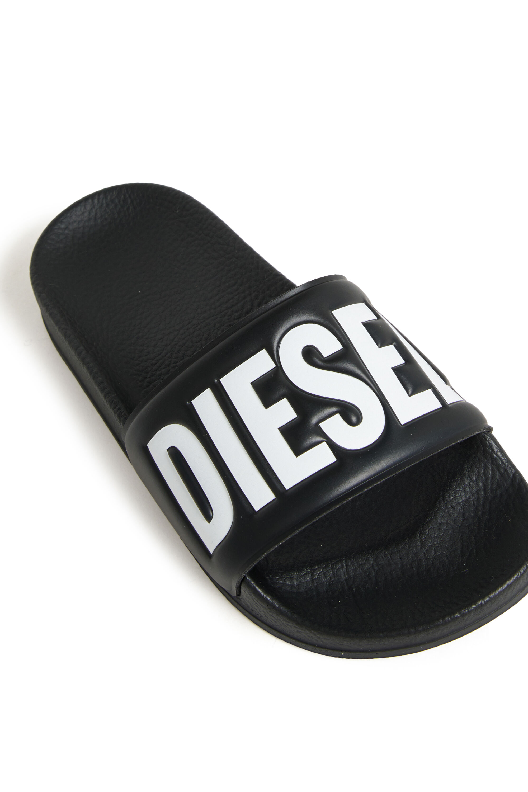 Diesel - SA-BWBISQOF, Unisex's SA-BWBISQOF-Slides with debossed logo in Black - 4