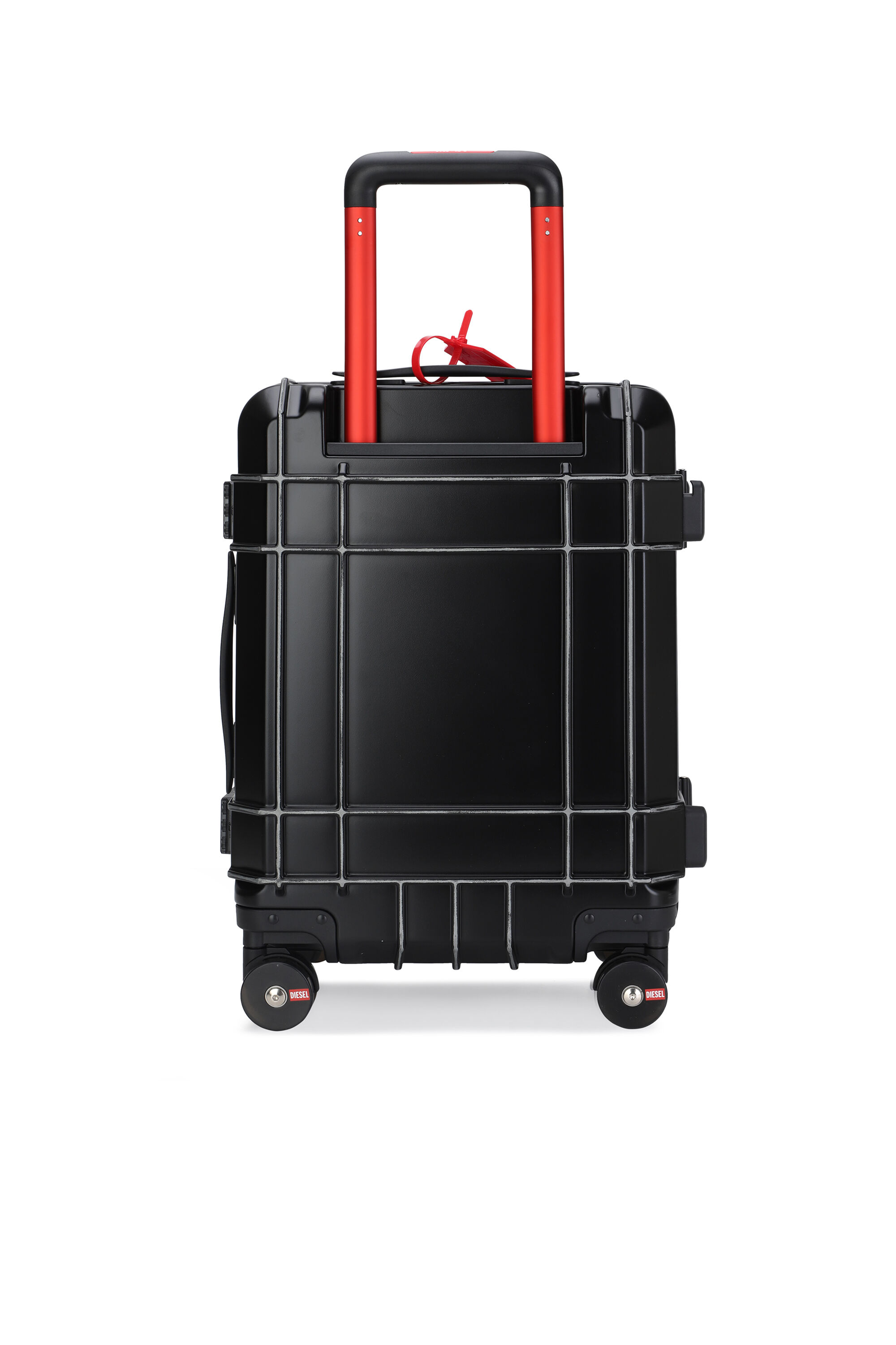 Diesel - DIESEL PC STRONG IMAGE TROLLEY- DSL003, Unisex's Rugged carry‑on suitcase 20" in Black - 2