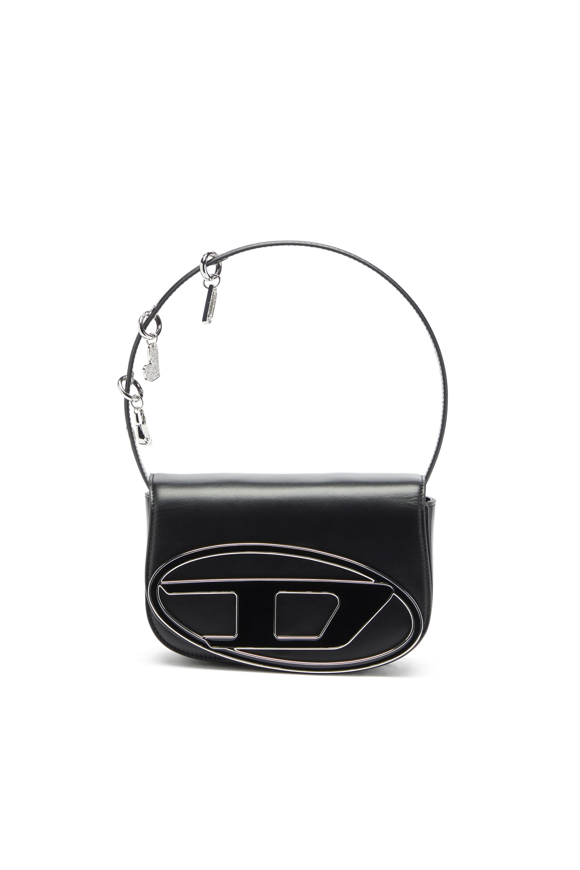 Diesel - 1DR, Woman's 1DR -Iconic shoulder bag in leather with handle charms in null - 1