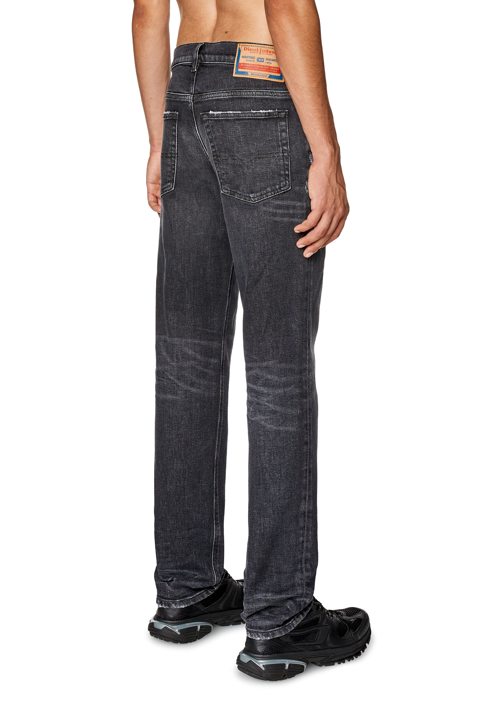 Diesel - Tapered Jeans 2023 D-Finitive 09G23, Black/Dark grey - Image 4