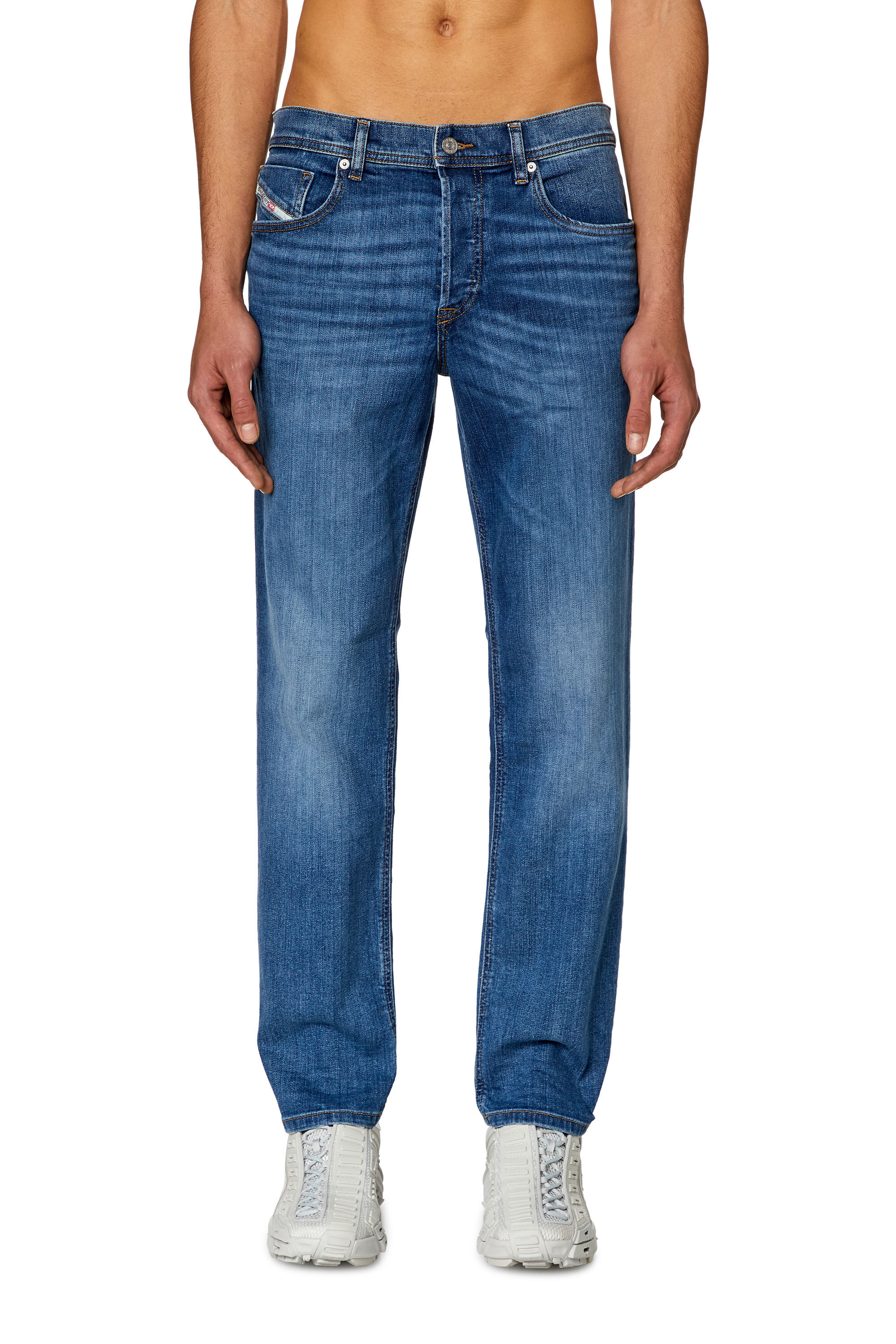 Diesel - Tapered Jeans 2023 D-Finitive 0KIAL, Light Blue - Image 2