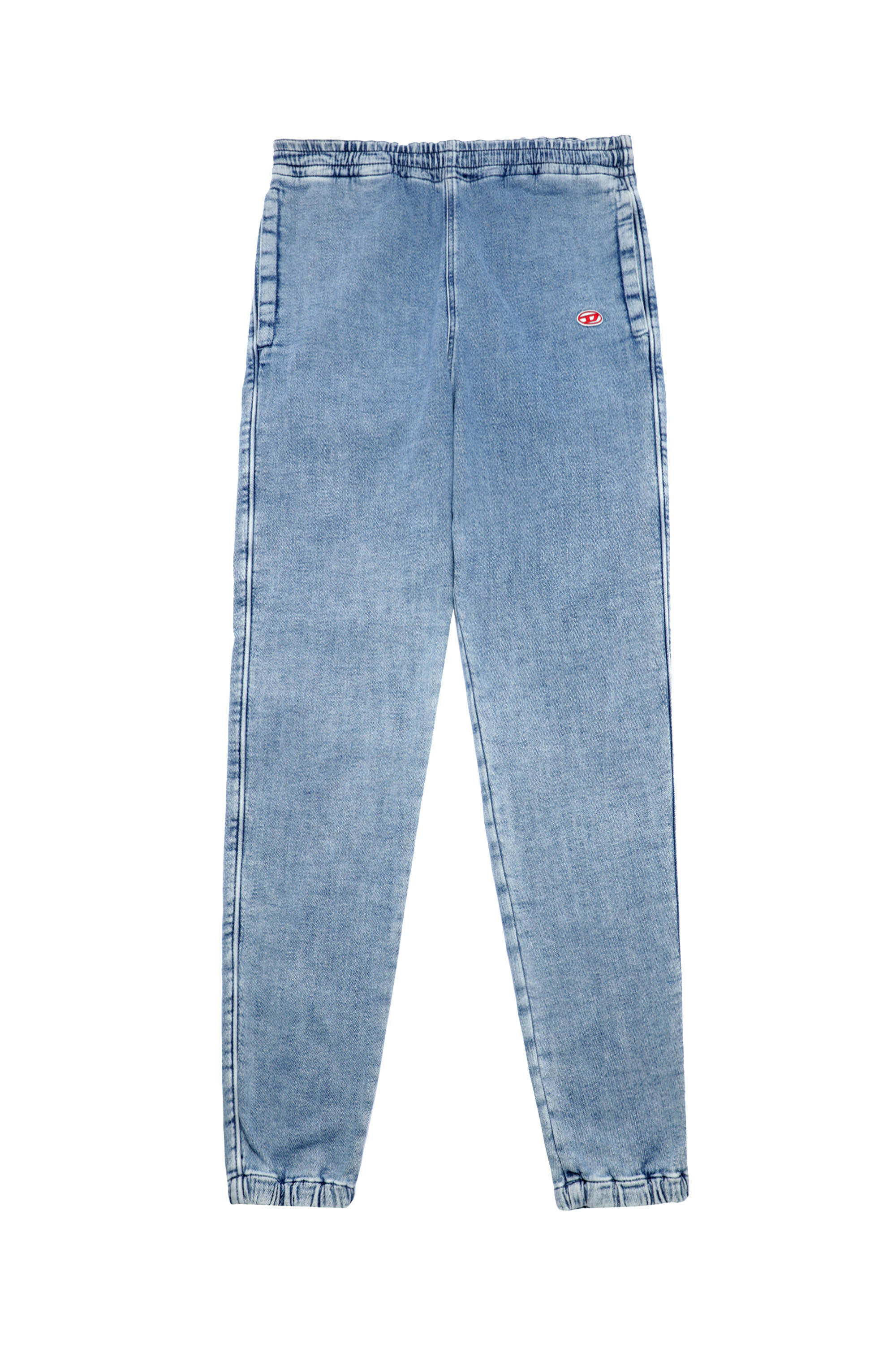 D LAB TRACK DENIM Woman Tapered blue Jeans Diesel