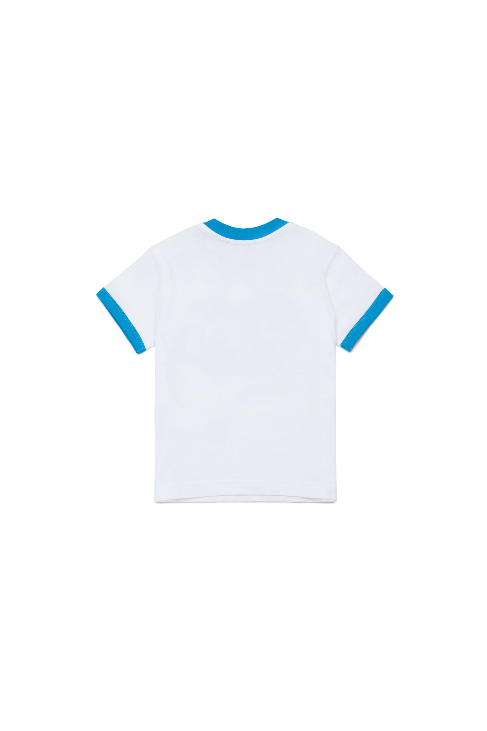 Diesel - TWIRB, Man's Ring T-shirt with optical print in White - 2