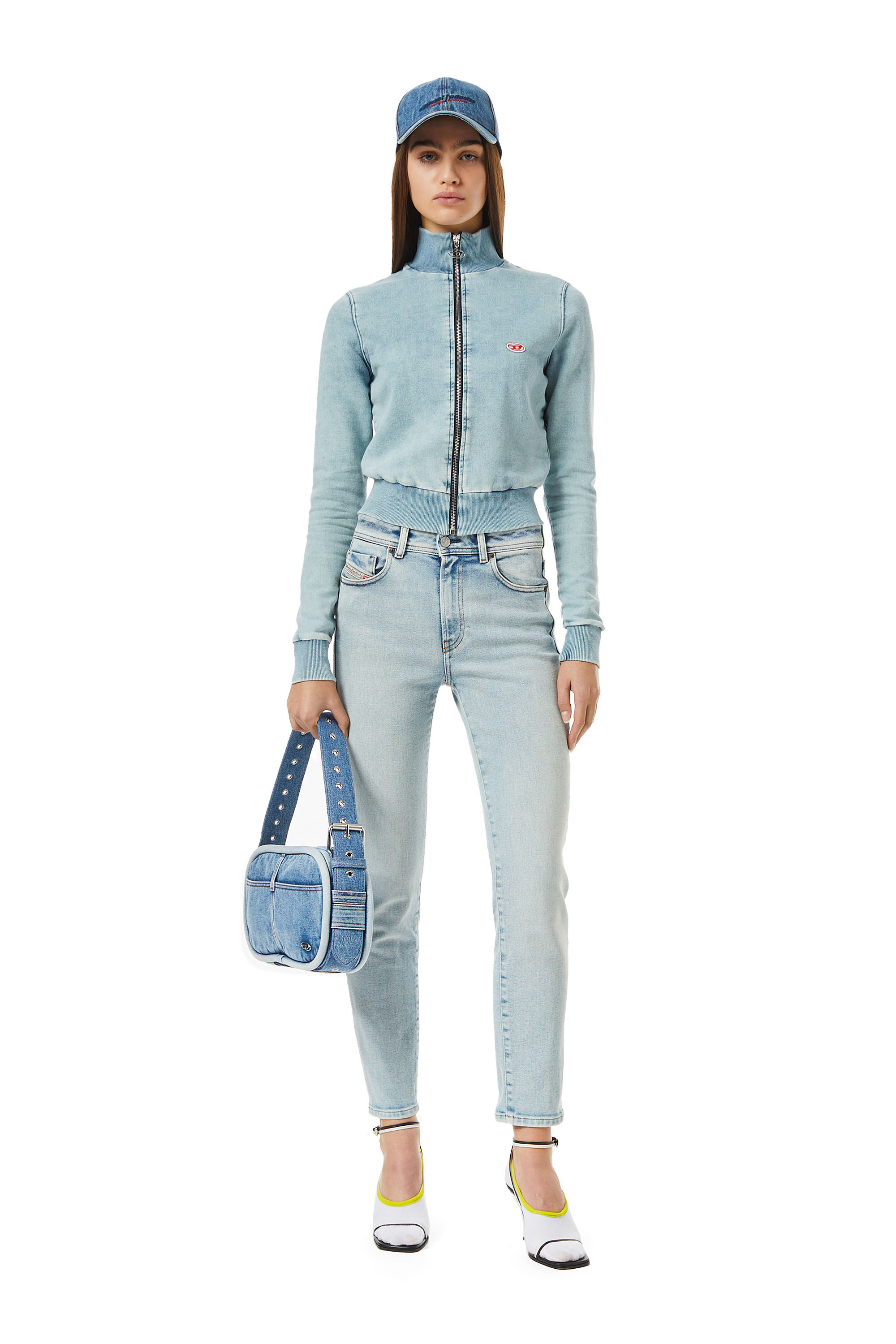 Diesel - 2004 09C08 Tapered Jeans, Light Blue - Image 1