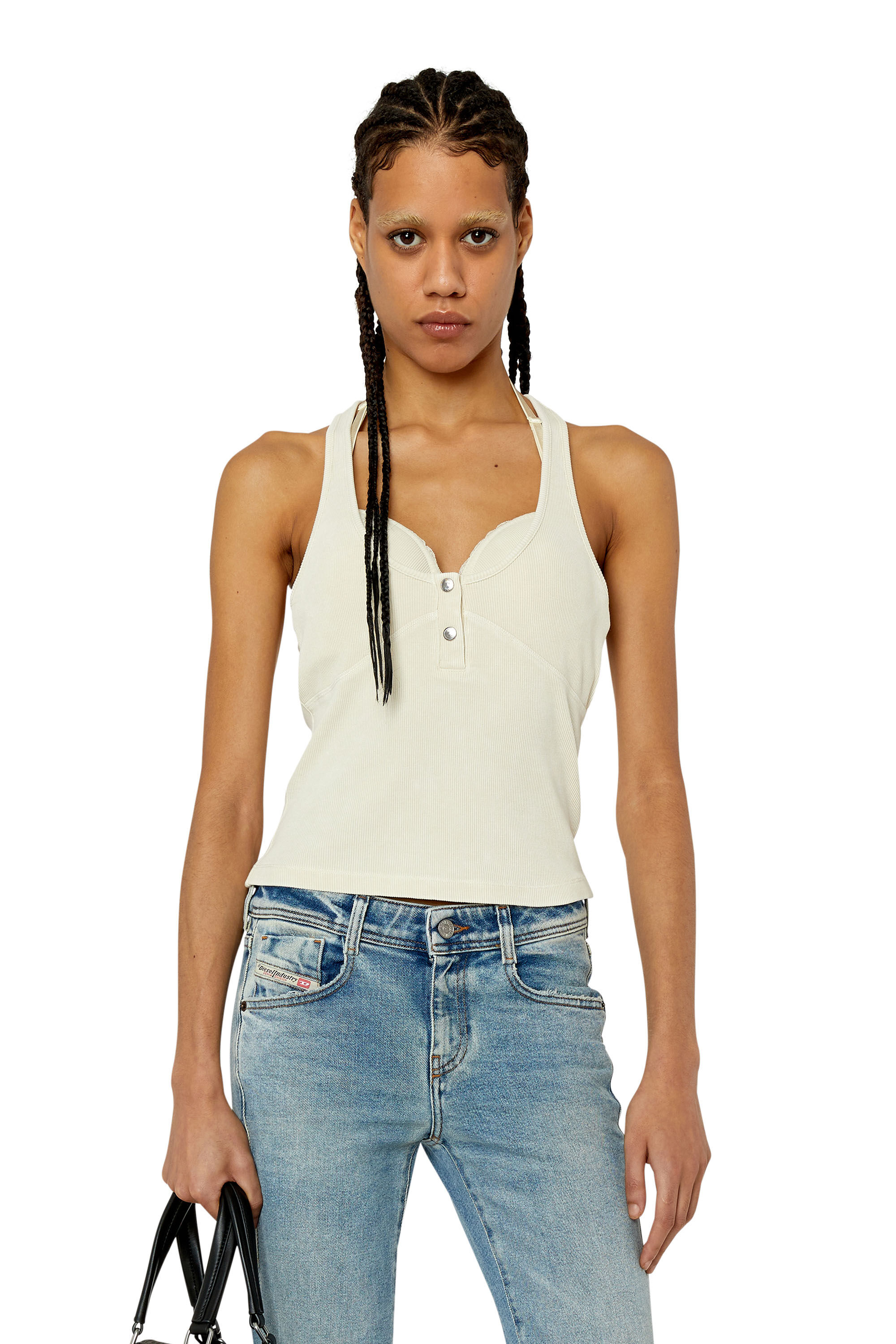Diesel - T-ANIELLE, White - Image 3