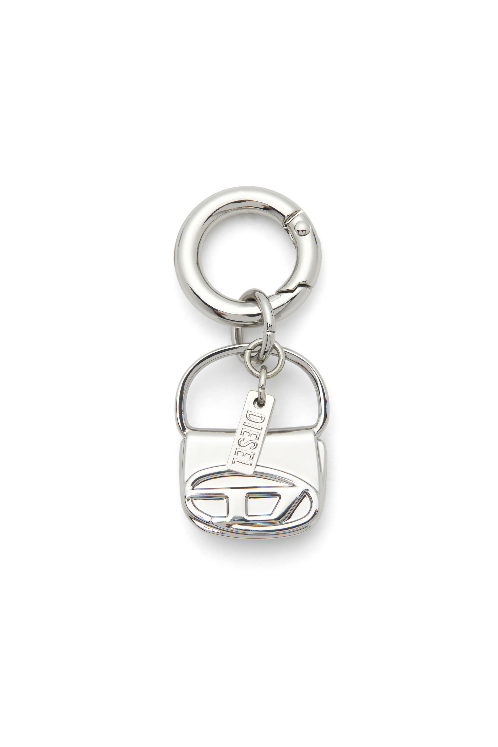 Diesel - CHARM-1DR, Woman's Metal charm with mini 1DR charm in Silver - 1