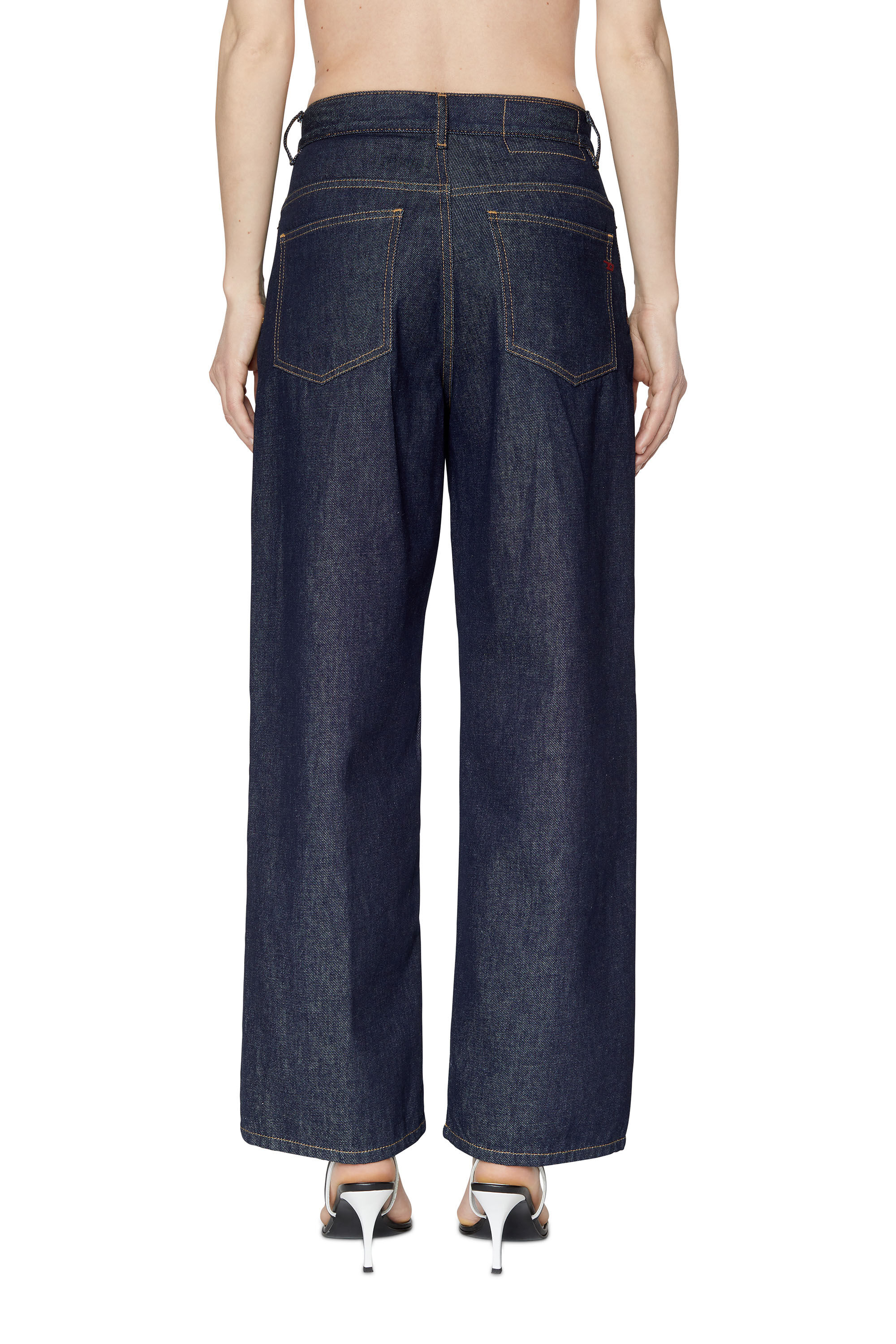 Diesel - 2000 Widee Z9C02 Bootcut and Flare Jeans, Dark Blue - Image 4