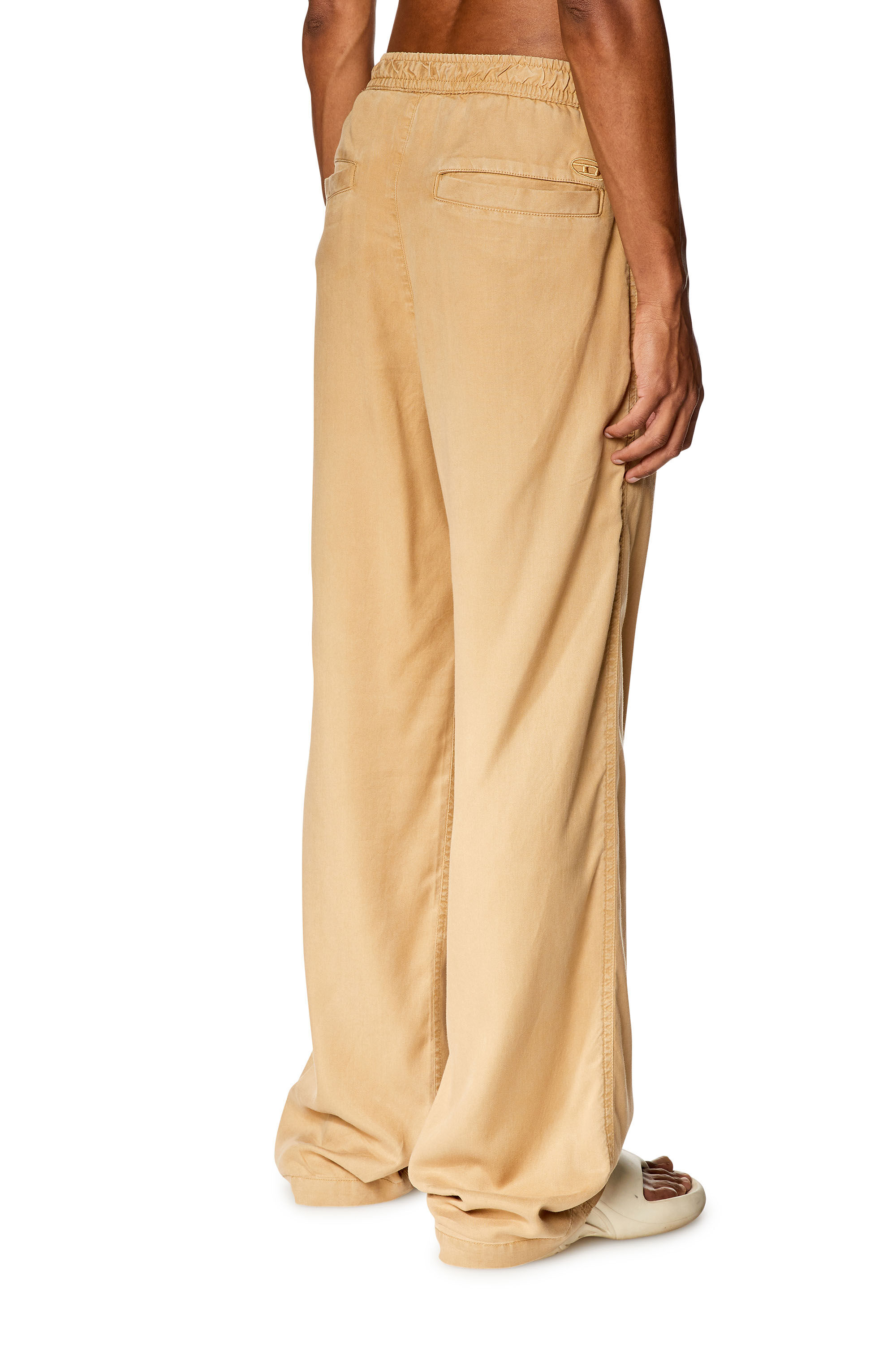 Men's Fluid pants in twill | Beige | Diesel Men's Fluid pants in twill | Beige | Diesel