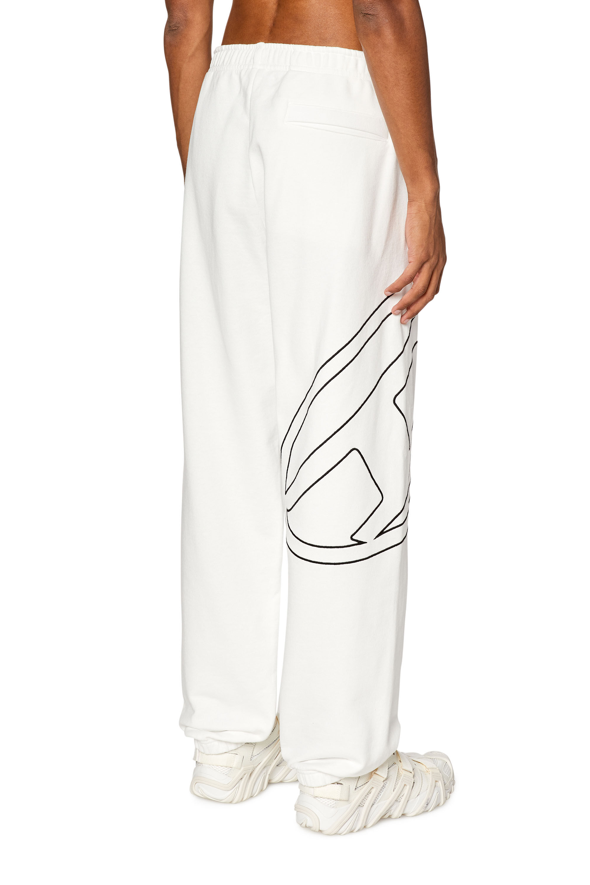 White online track pants