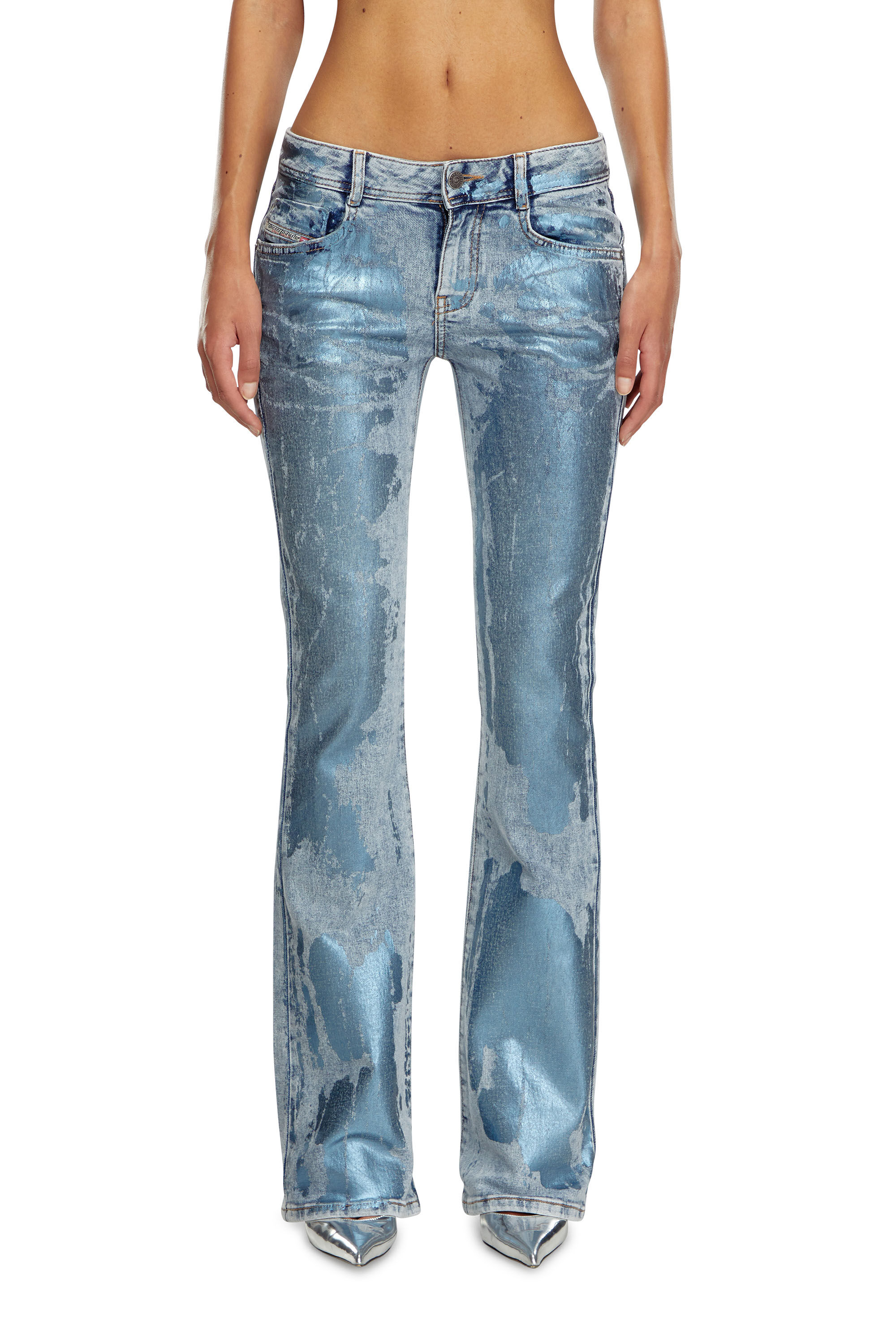 Diesel - Woman Bootcut and Flare Jeans 1969 D-Ebbey 0AJEU, Light Blue - Image 3
