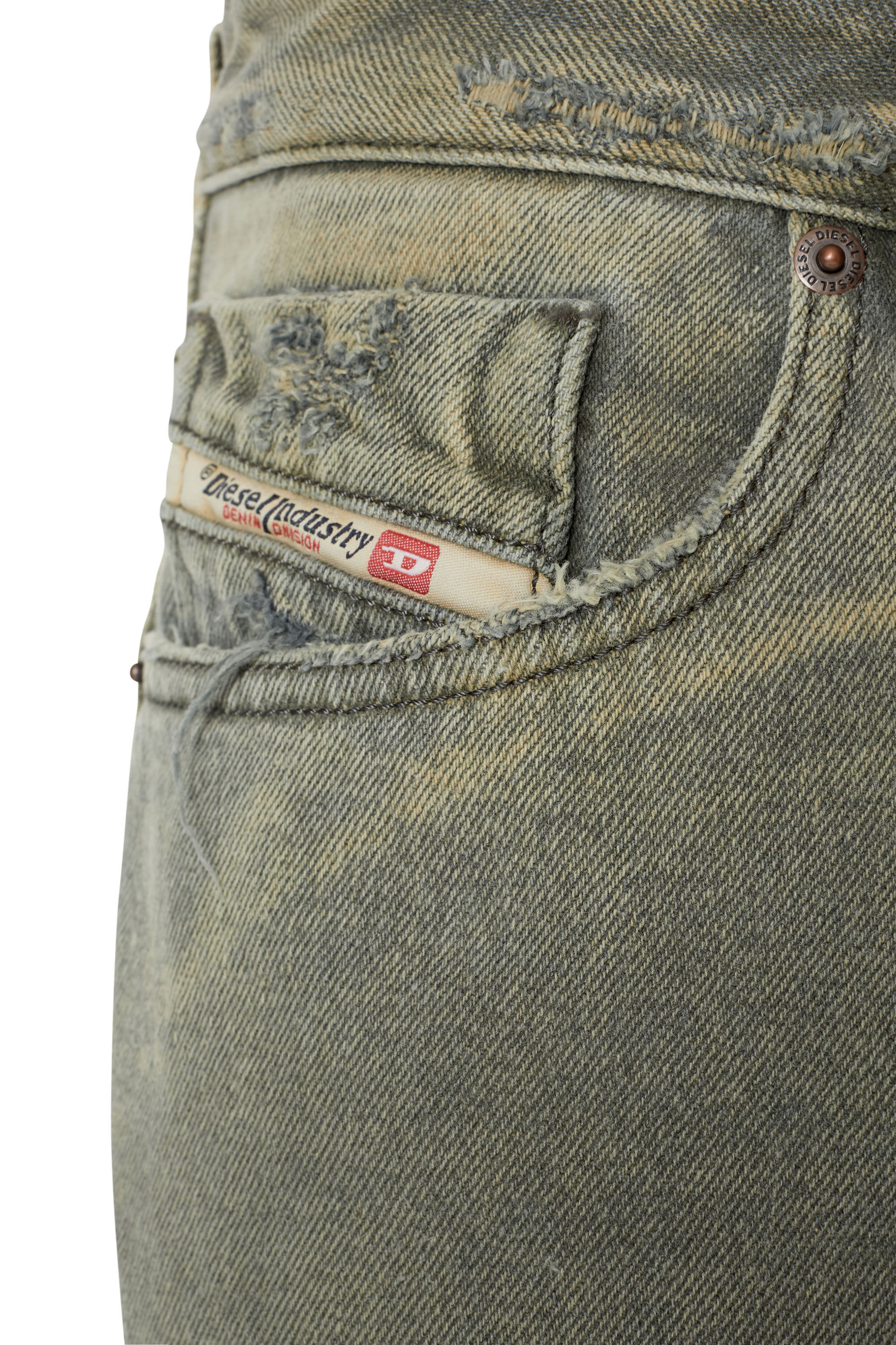 Diesel - 1955 D-Rekiv 09D87 Straight Jeans, Light Grey - Image 6