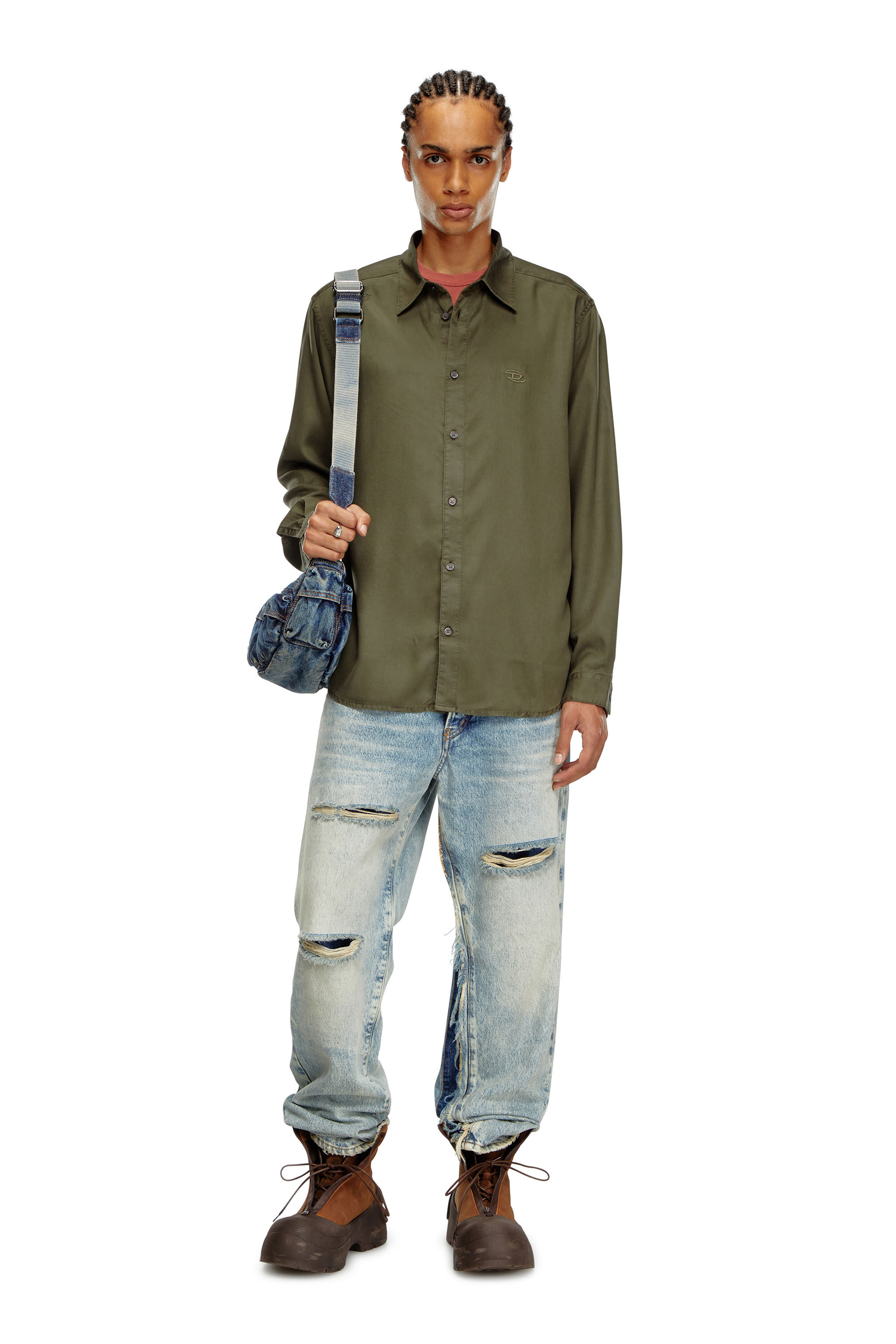 Diesel - S-SIMPLY-C, Olive Green - Image 1