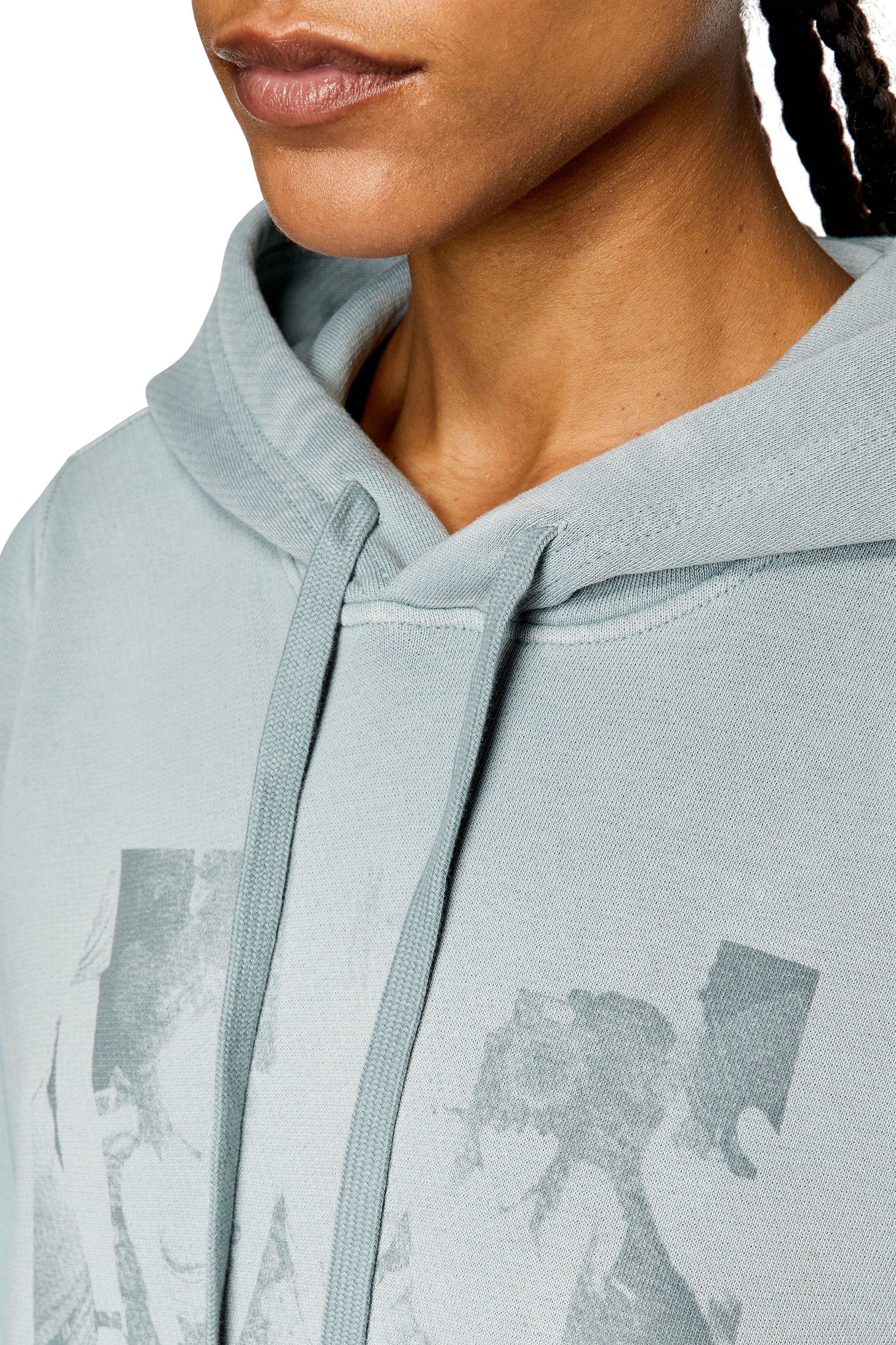 Diesel - F-REGGY-HOOD-G5, Light Grey - Image 6