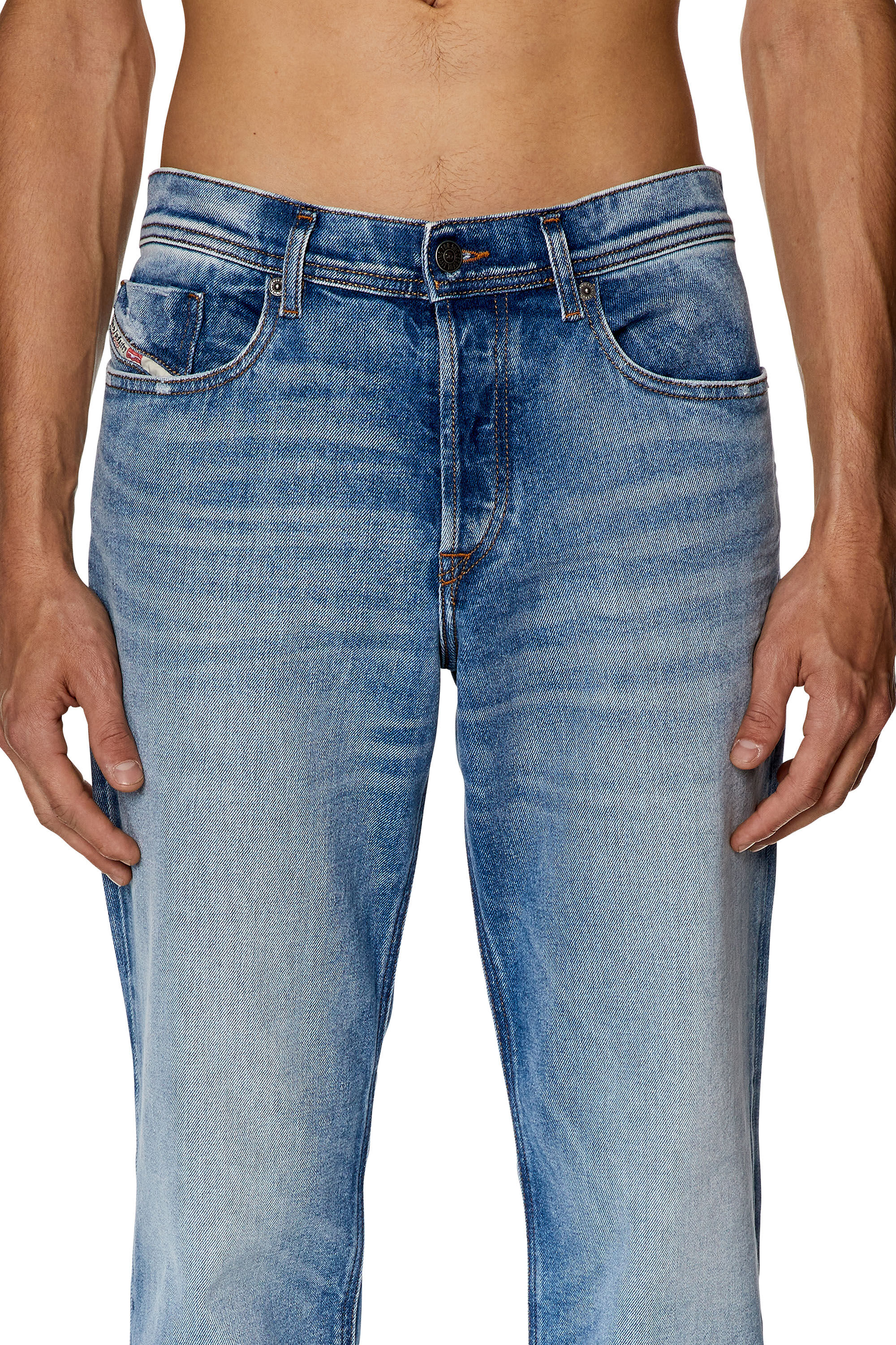 Diesel - Tapered Jeans 2023 D-Finitive 09G24, Light Blue - Image 5