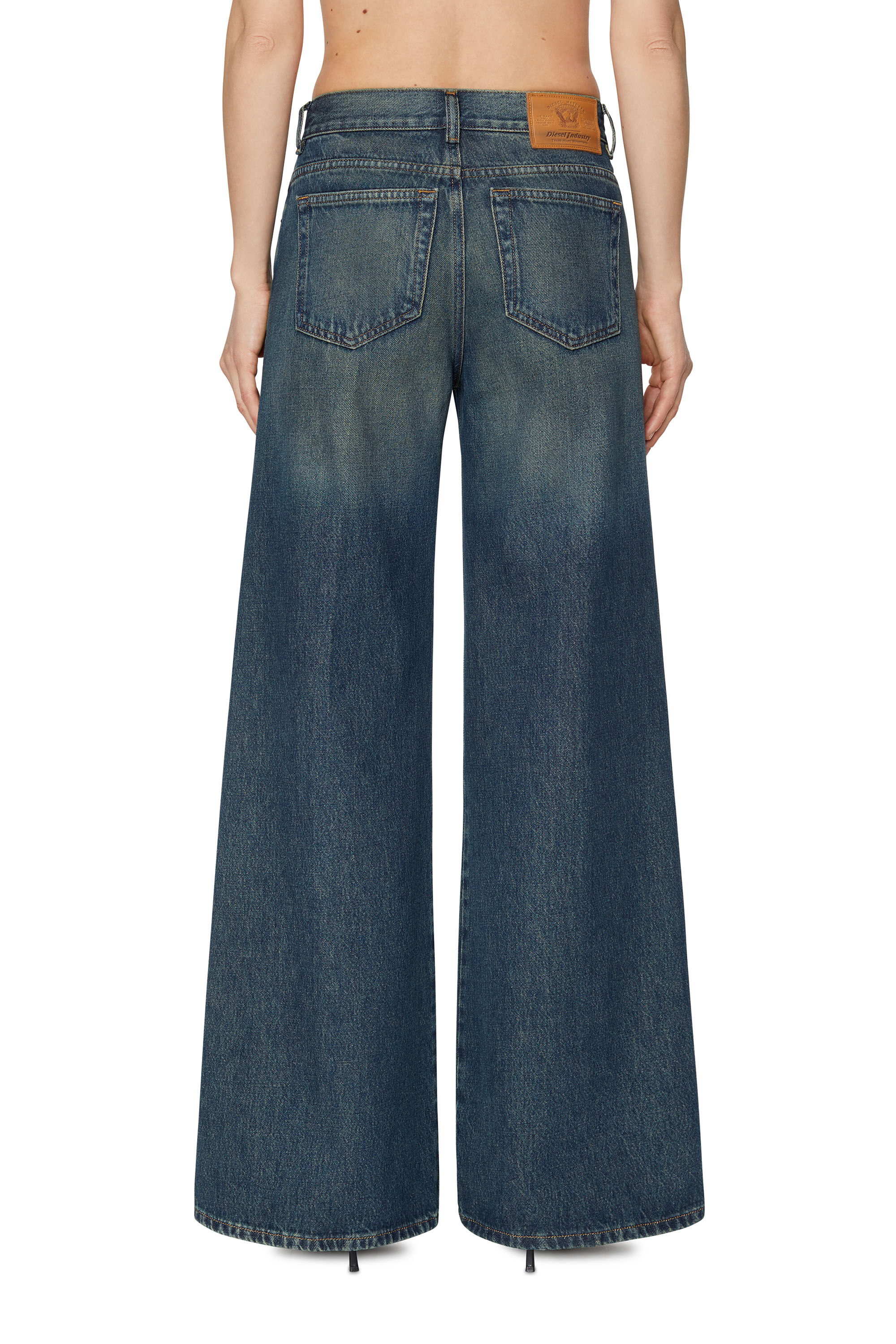 Diesel - 1978 D-AKEMI 09C04 Bootcut and Flare Jeans, Dark Blue - Image 4