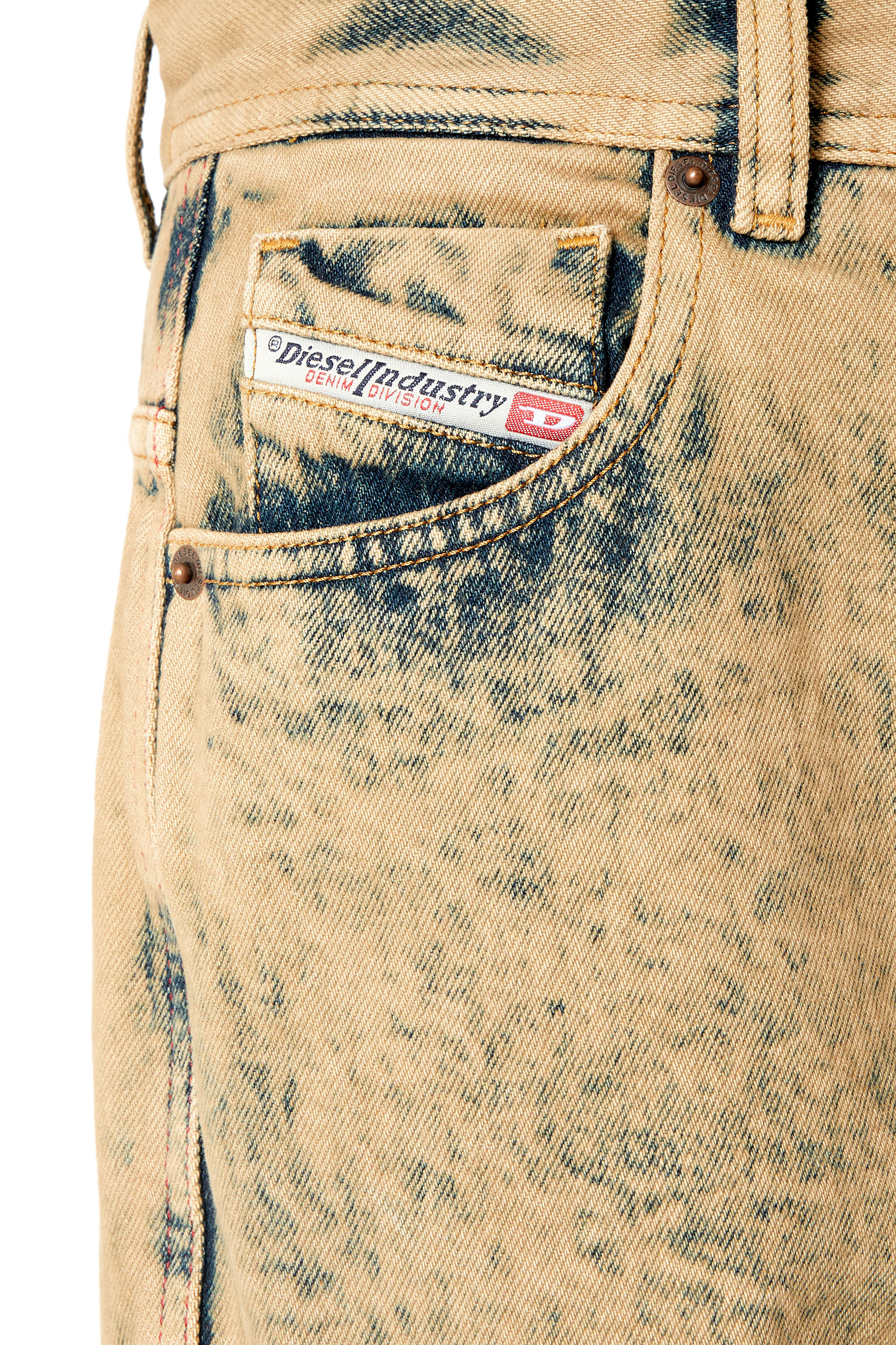 Diesel - 1956 D-Tulip 09F22 Straight Jeans, Light Brown - Image 5